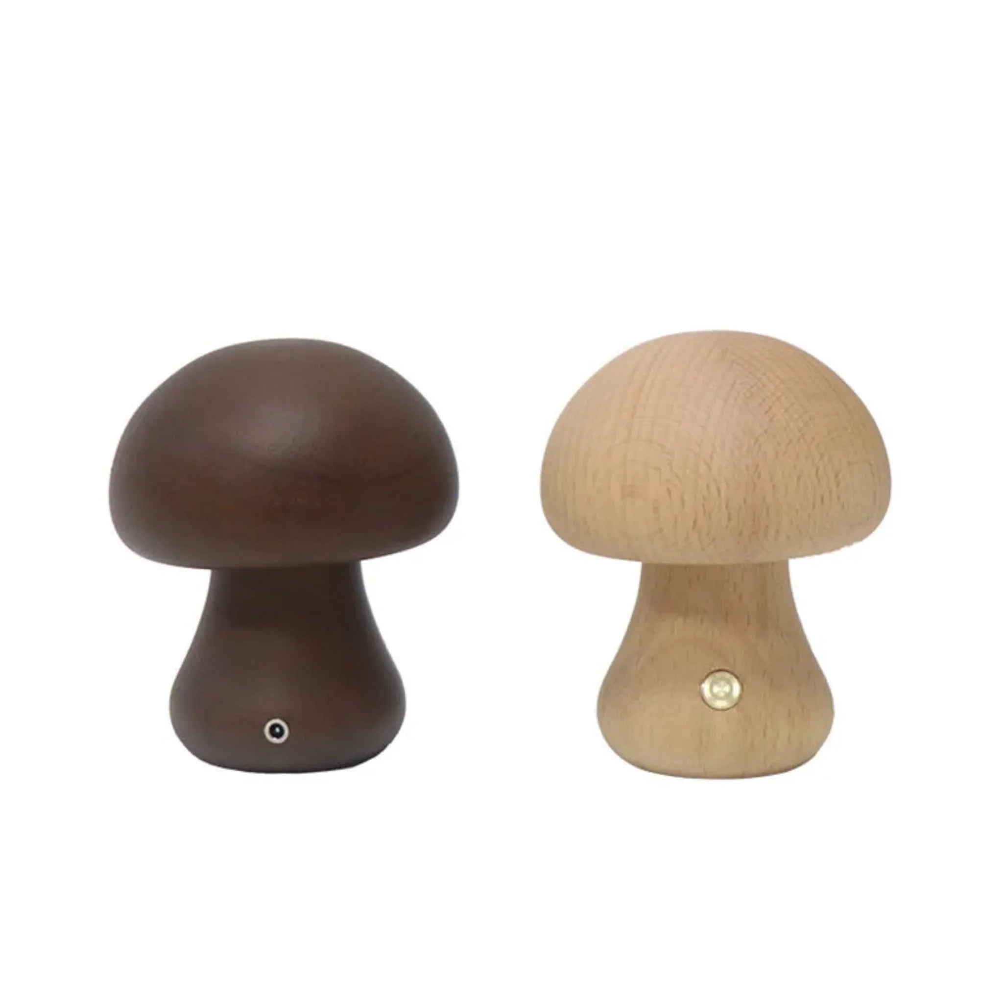 Svampa Mushroom Night Light Wood Touch Sensor Lamp, Table Lamps, Bedside