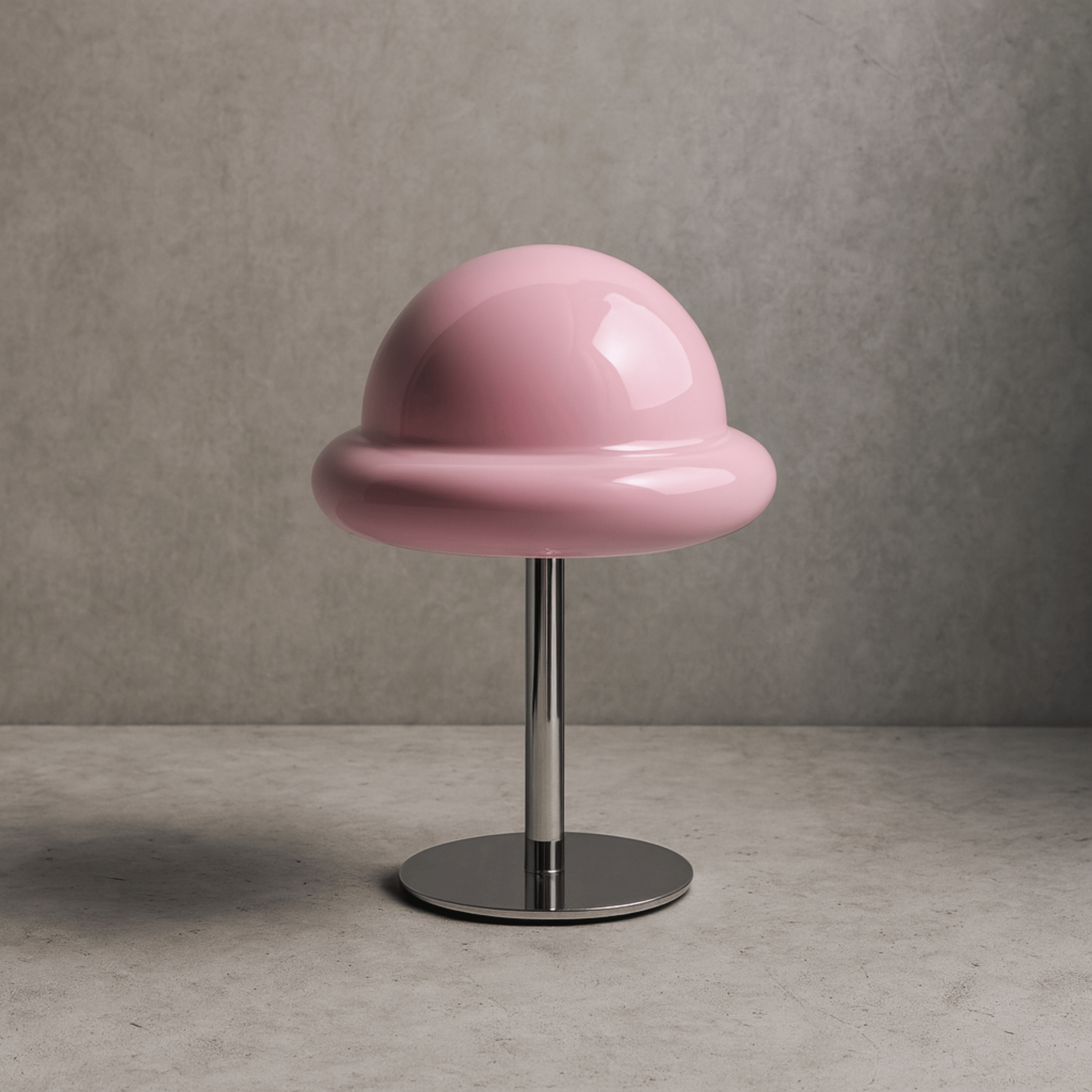 Svampa Dimmable Retro Glass Mushroom Table Lamp USB, Pink, Lamps, LED