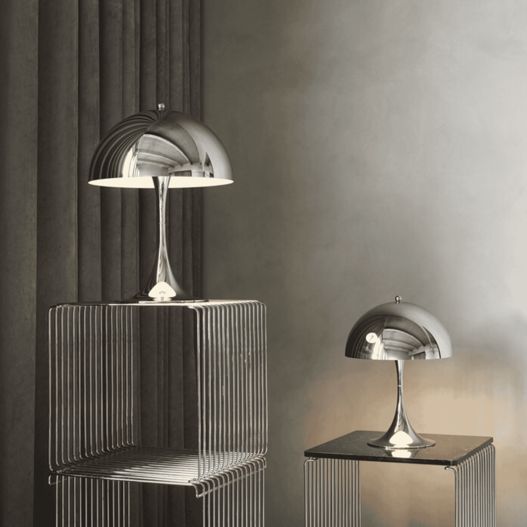 Svampa Retro Mushroom Table Lamp for Ambient Light, Lamps, Iron Acrylic