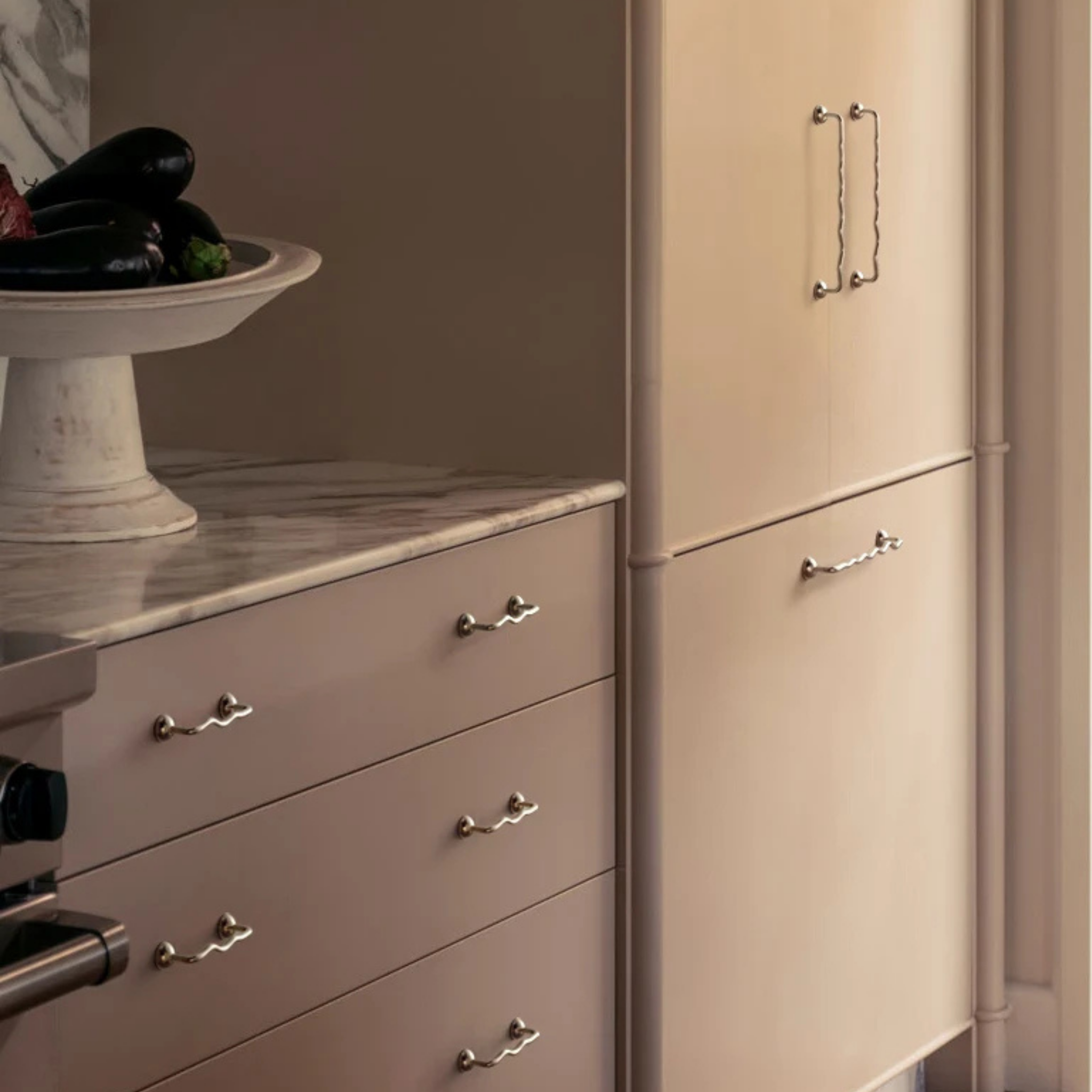 Solid Brass Mushroom Cabinet Handle — Nordic Design, Knobs & Handles, Svampa Sculptural