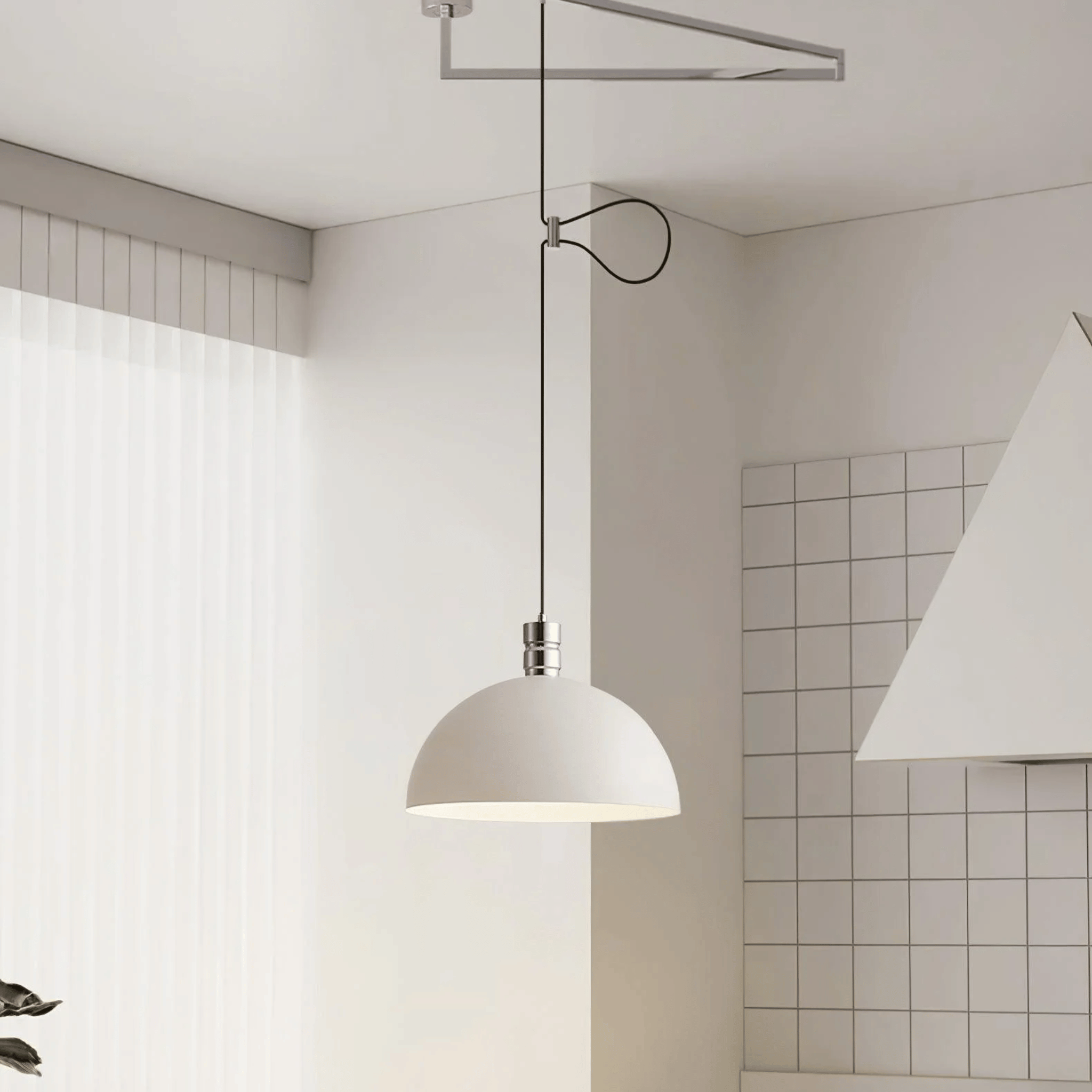 Svinga Swing-Arm Pendant Light for Kitchen Island, Ceiling Fixtures, Nordic Adjustable