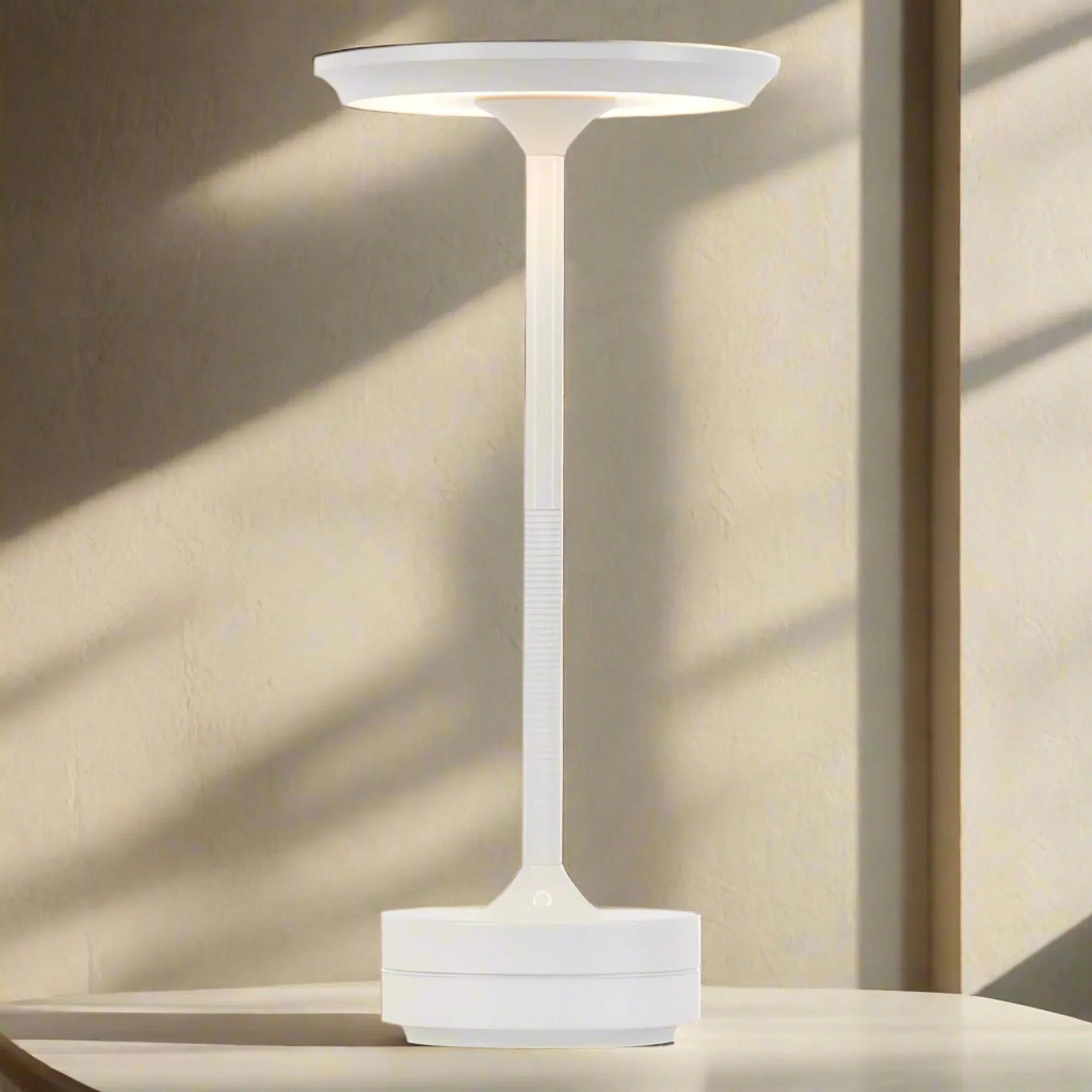 Tändra Rechargeable Cordless LED Touch Table Lamp, White, Desk Lamps, Dimmable