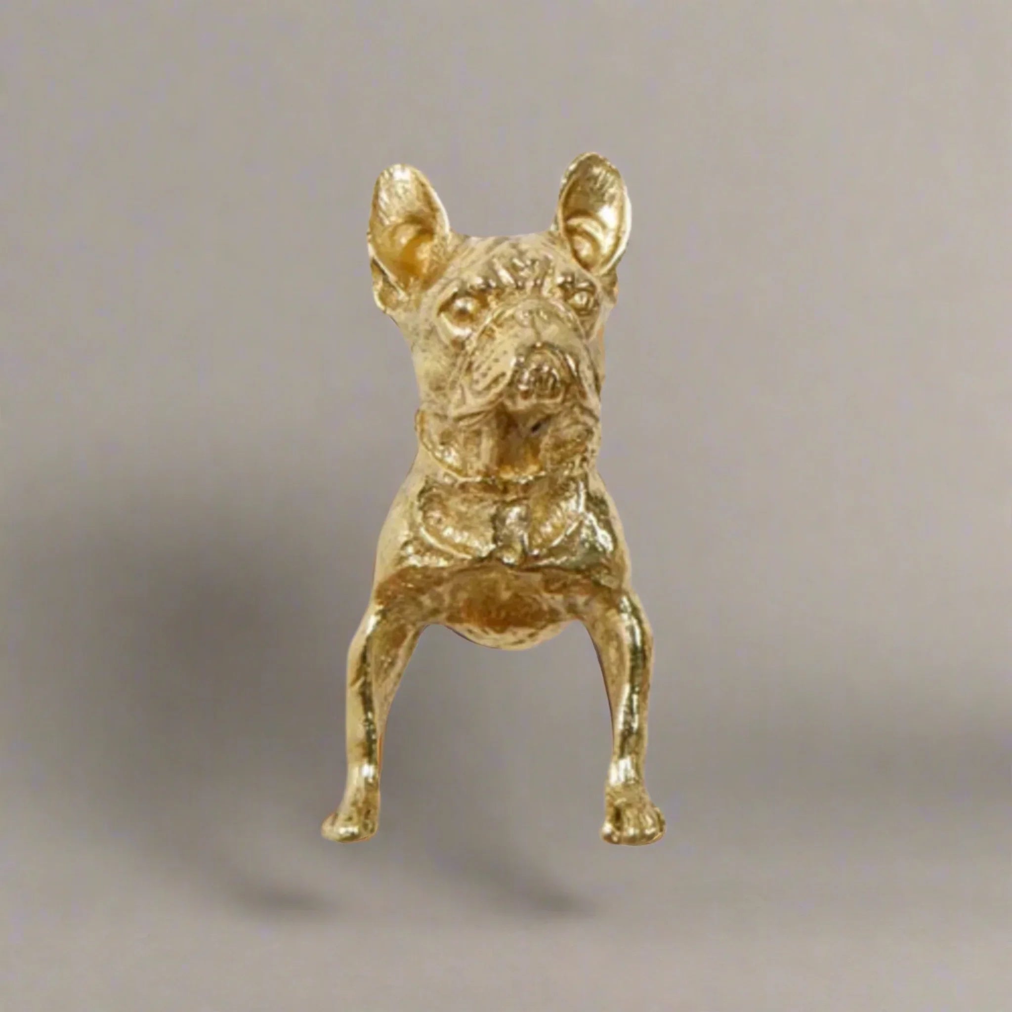 Polished Brass Dog Drawer Pull Handle for Furniture, Head, Cabinet Knobs & Handles, Tassa