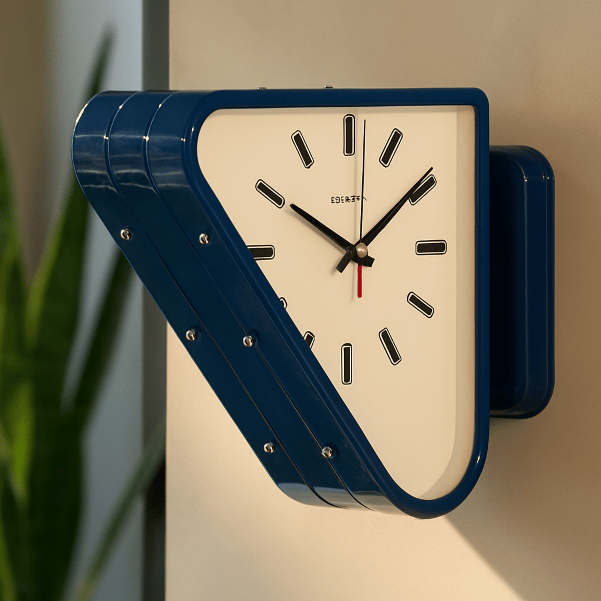 Modern Geometric Metal Wall Clock Silent Precision, Clocks, Tvilling Dual-Sided