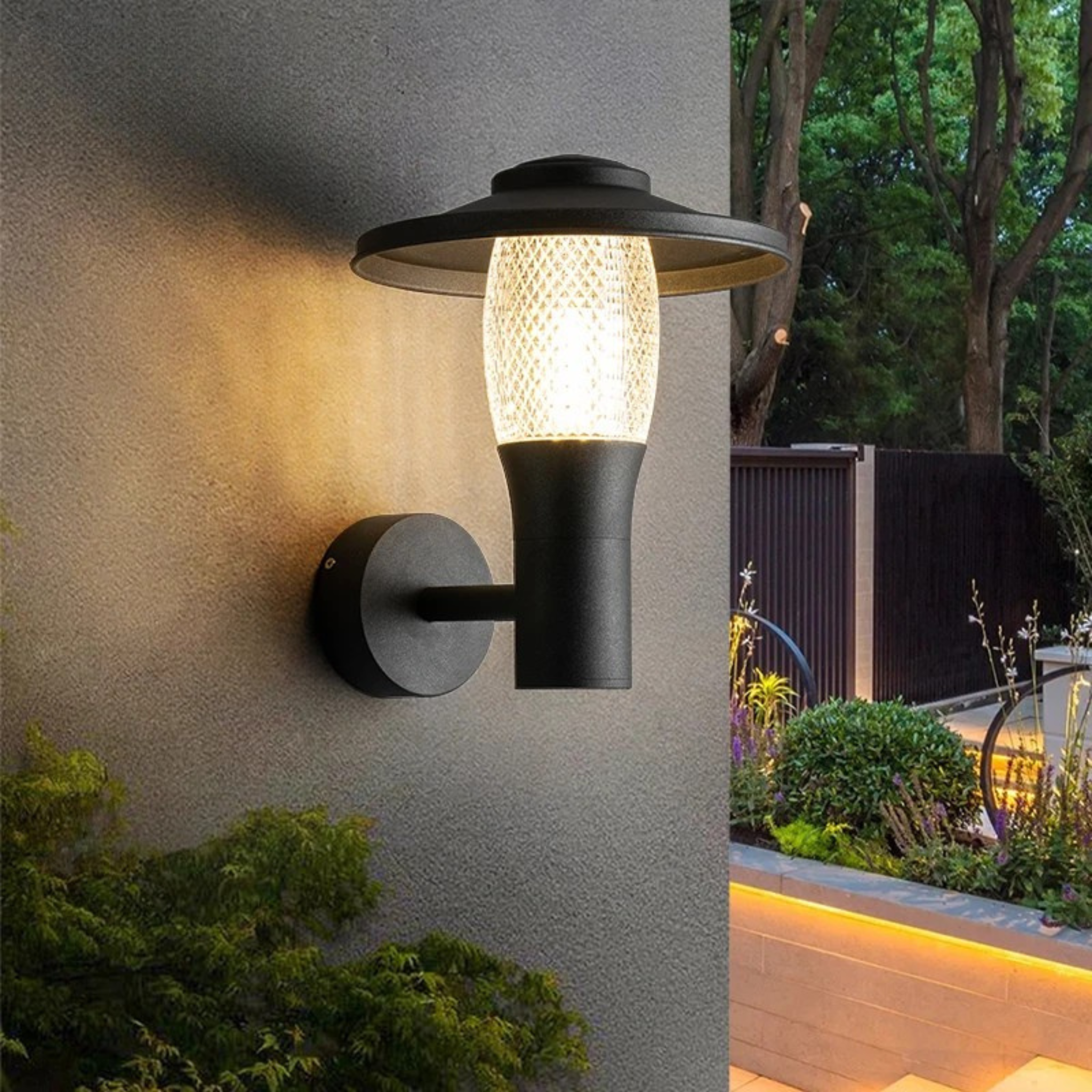 Modern Outdoor Waterproof LED Wall Light by Skonne, Landscape Pathway Lighting, Uteld