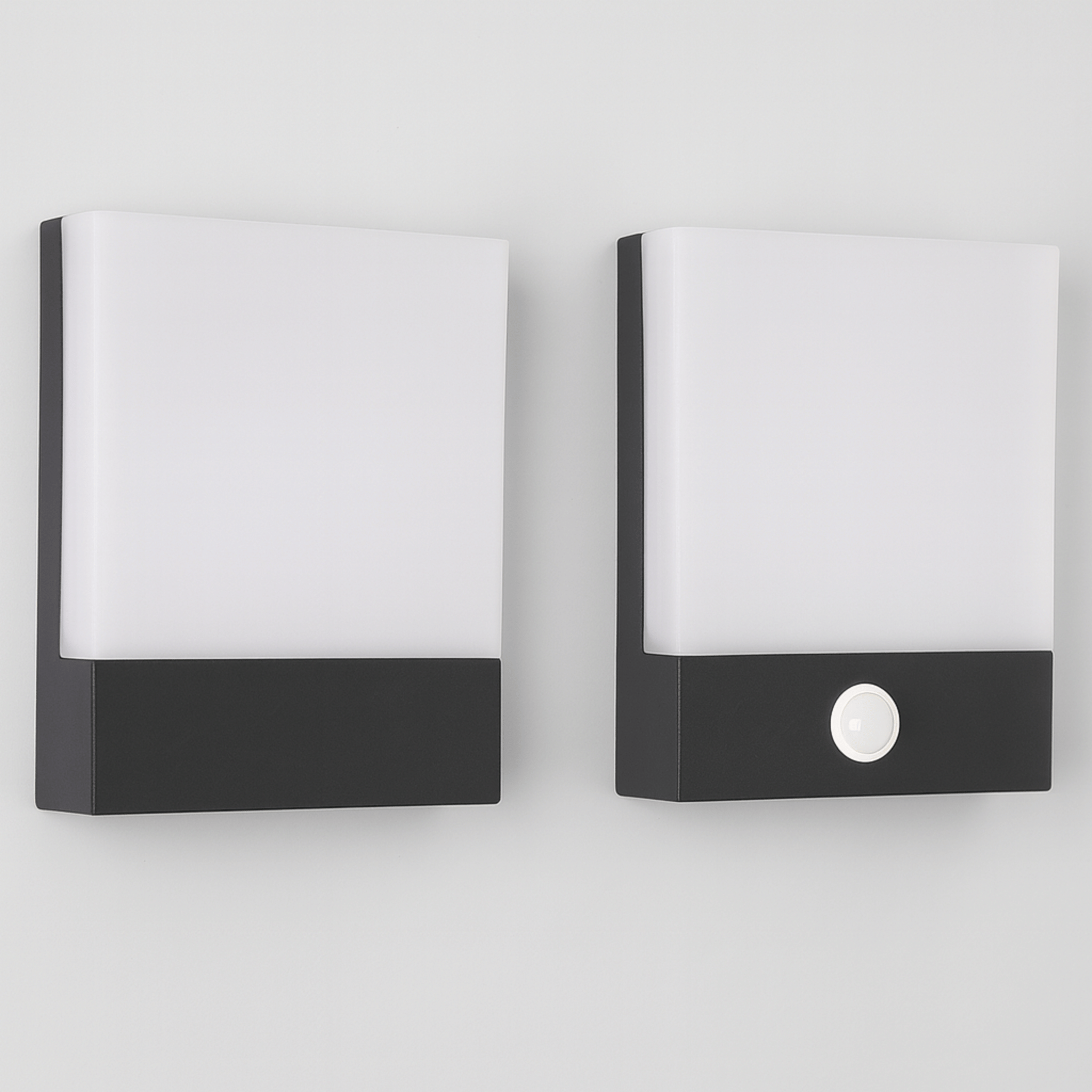Vaktre LED Outdoor Wall Light with Motion Sensor, Landscape Pathway Lighting, Waterproof Square