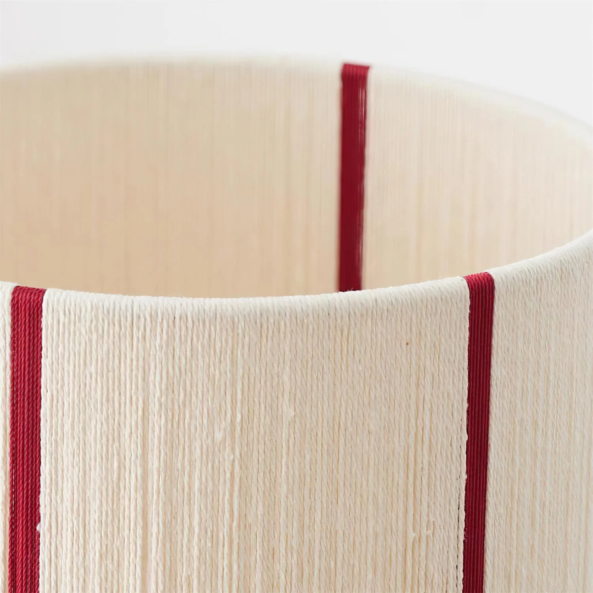 Rustic Solid Wood Table Lamp with Hemp Rope Accent, Lamps, Vedra Vintage