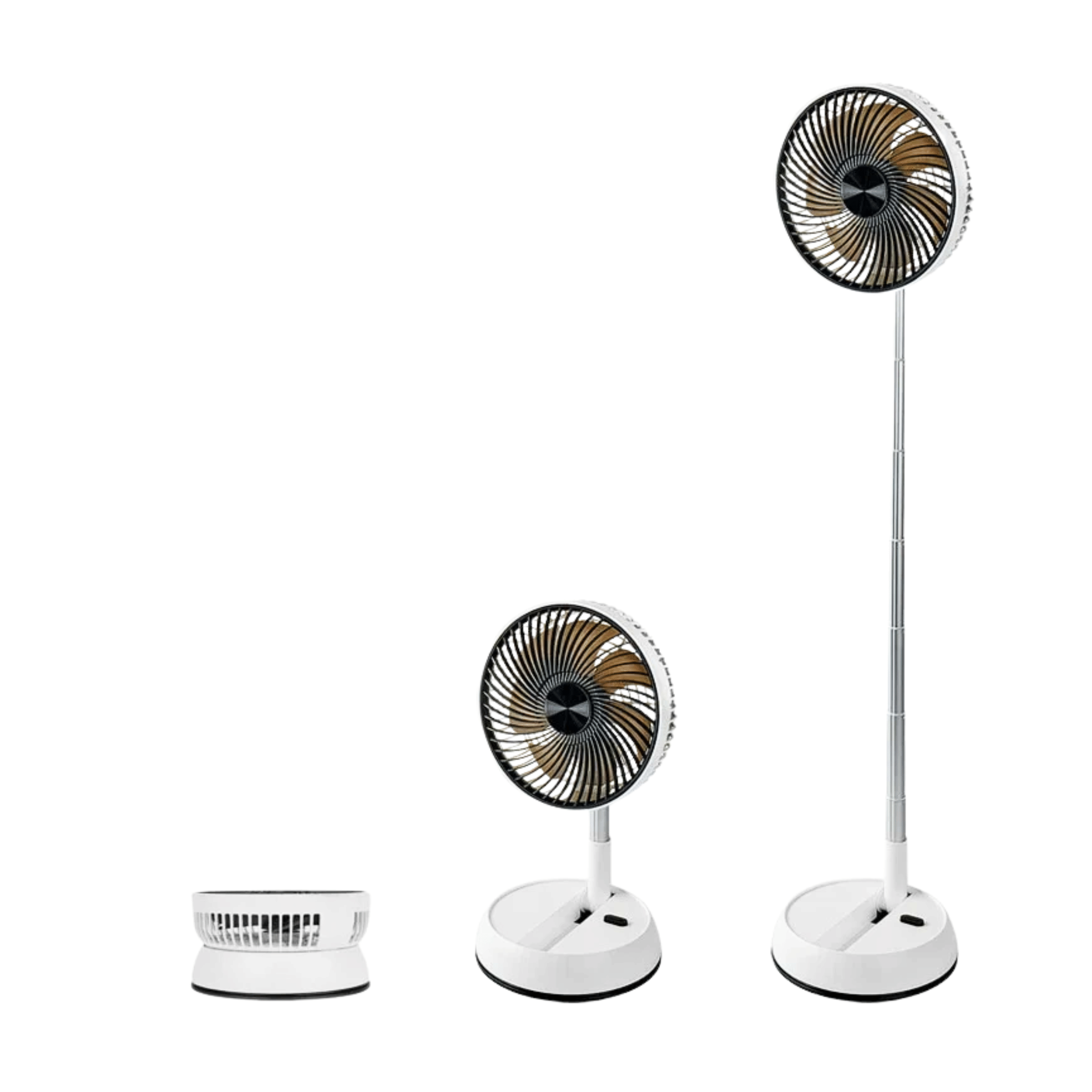 Vinda Portable Foldable Oscillating Fan w/ Remote, Ceiling Fans, Standing with Control