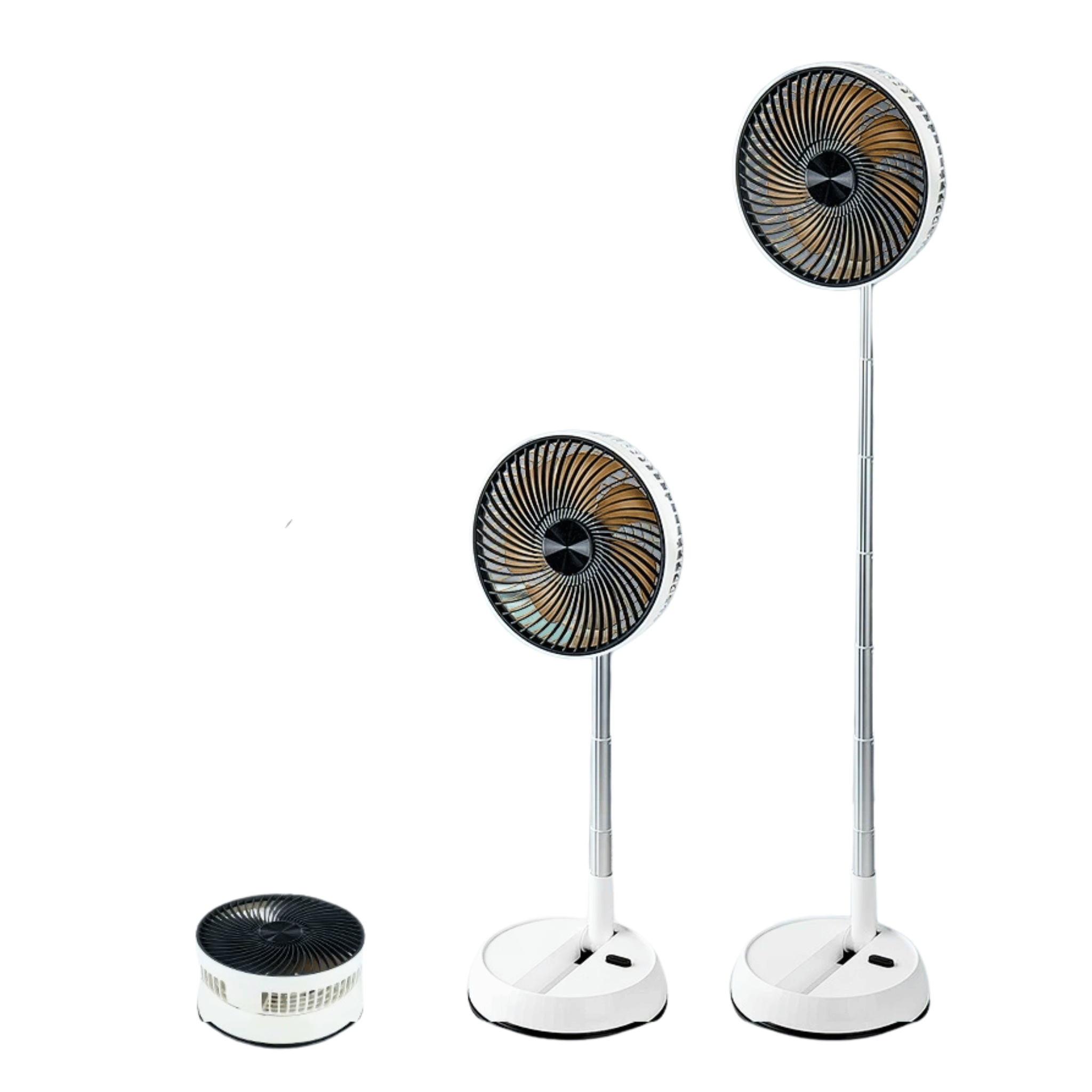 Vinda Portable Foldable Oscillating Fan w/ Remote, Ceiling Fans, Standing with Control