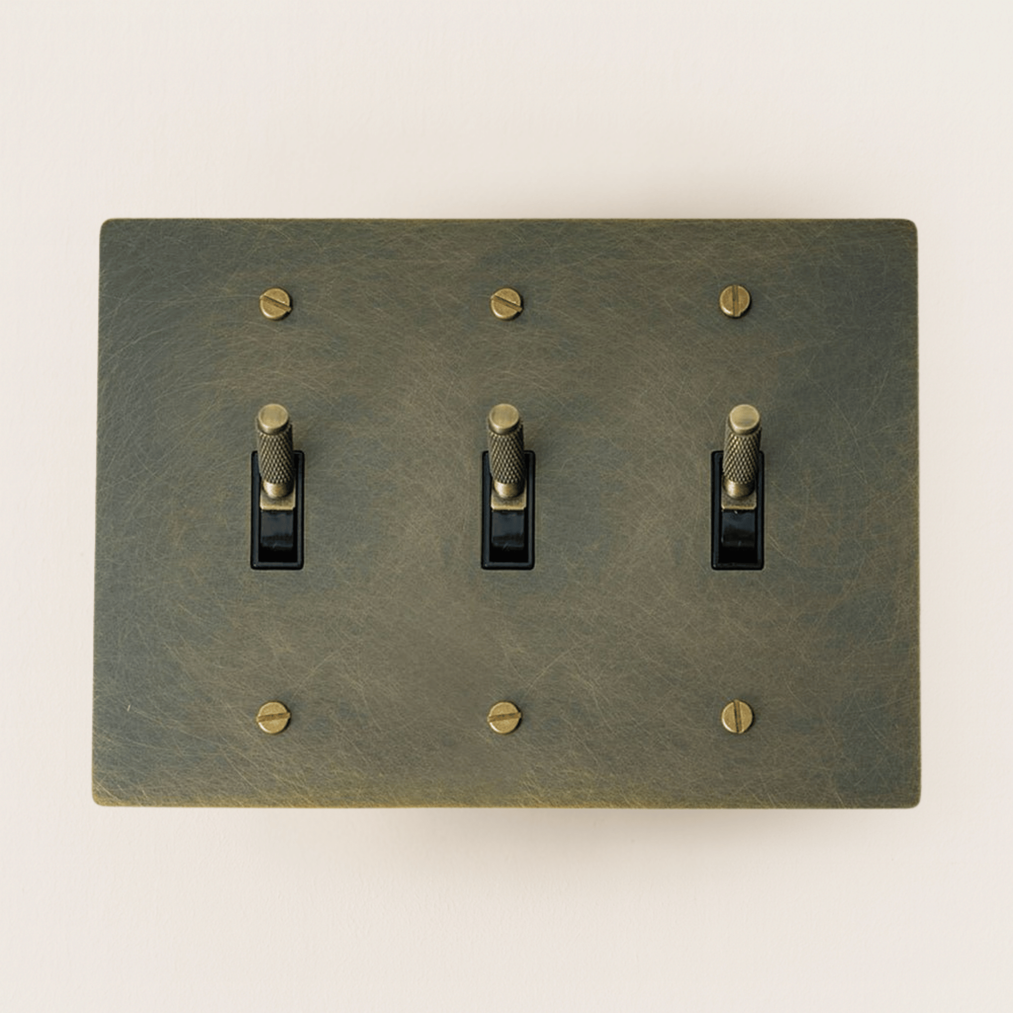 Vrida Bronze Brass Toggle Switch Panel - UL Listed, 2TOGGLE, Single-Pole Switches, UL-Certified