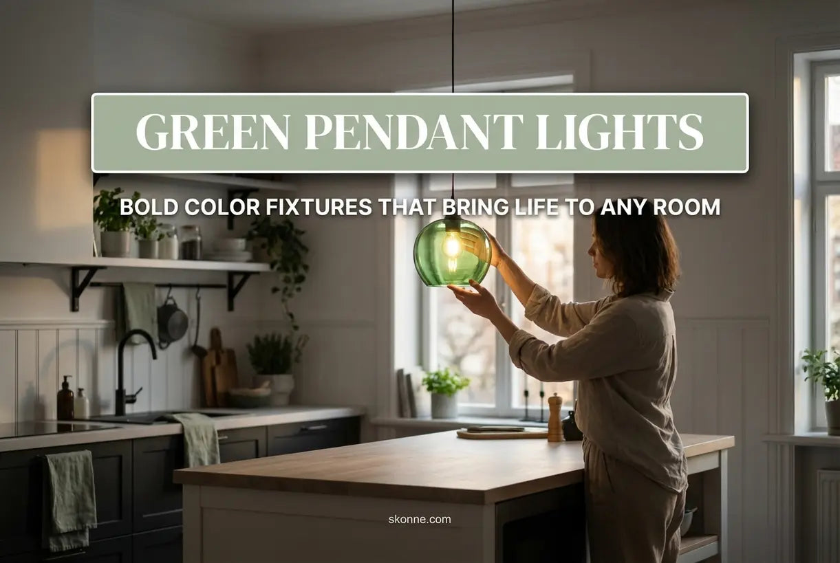 green-pendant-light-fixtures