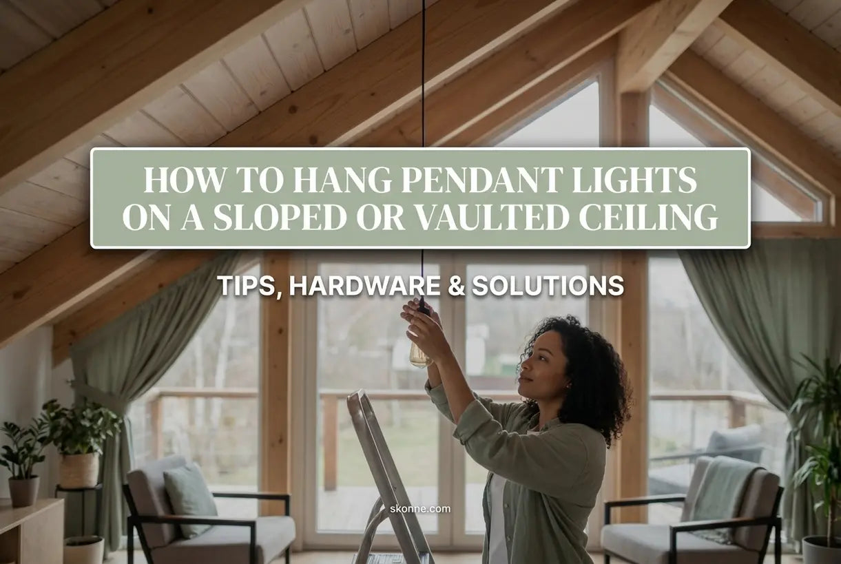 hanging-pendant-lights-sloped-ceiling