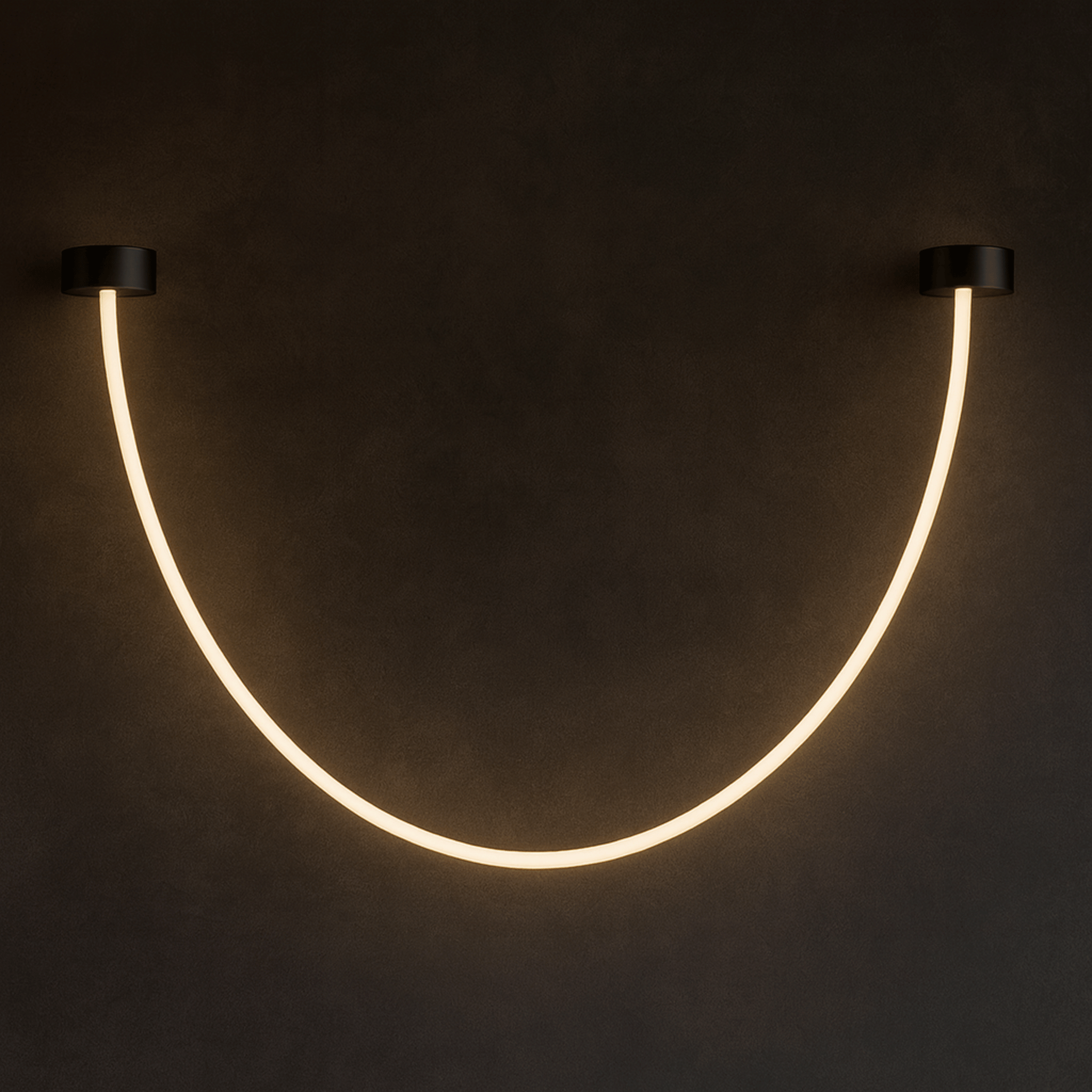 Bölja Flexible LED Pendant Light Nordic Design, 39.4’’, Ceiling Fixtures, Sculptural Tube