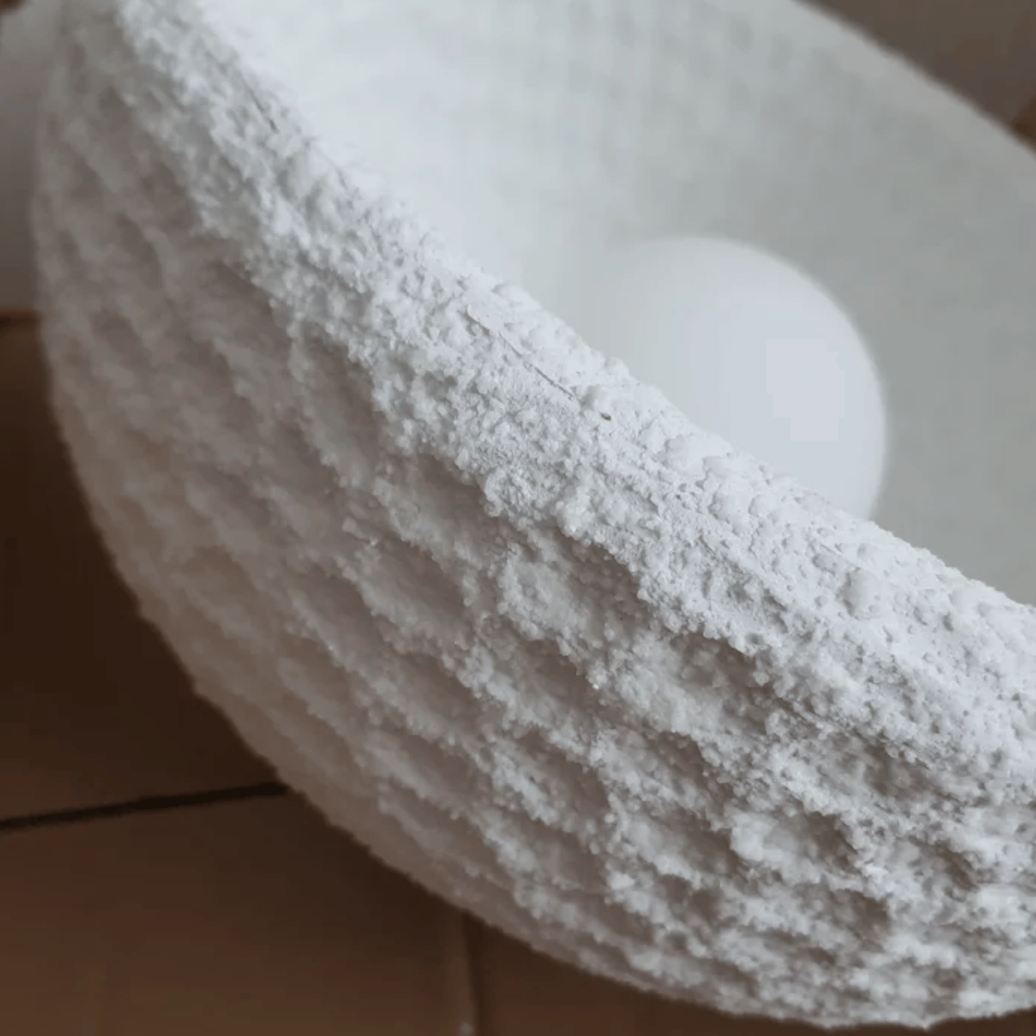 Minimalist Wabi-Sabi Wall Lamp Frosted Glass, Light Fixtures, Dimma Resin