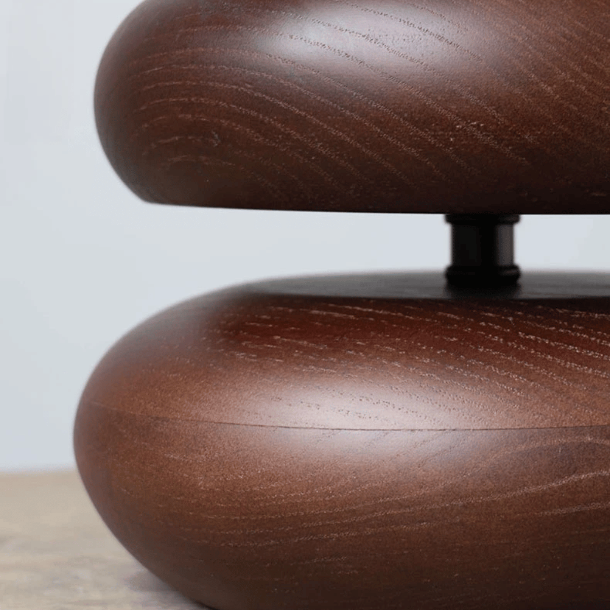 Solid Walnut Wood Table Lamp — Wabi-Sabi by Skonne, Lamps, Elvsten