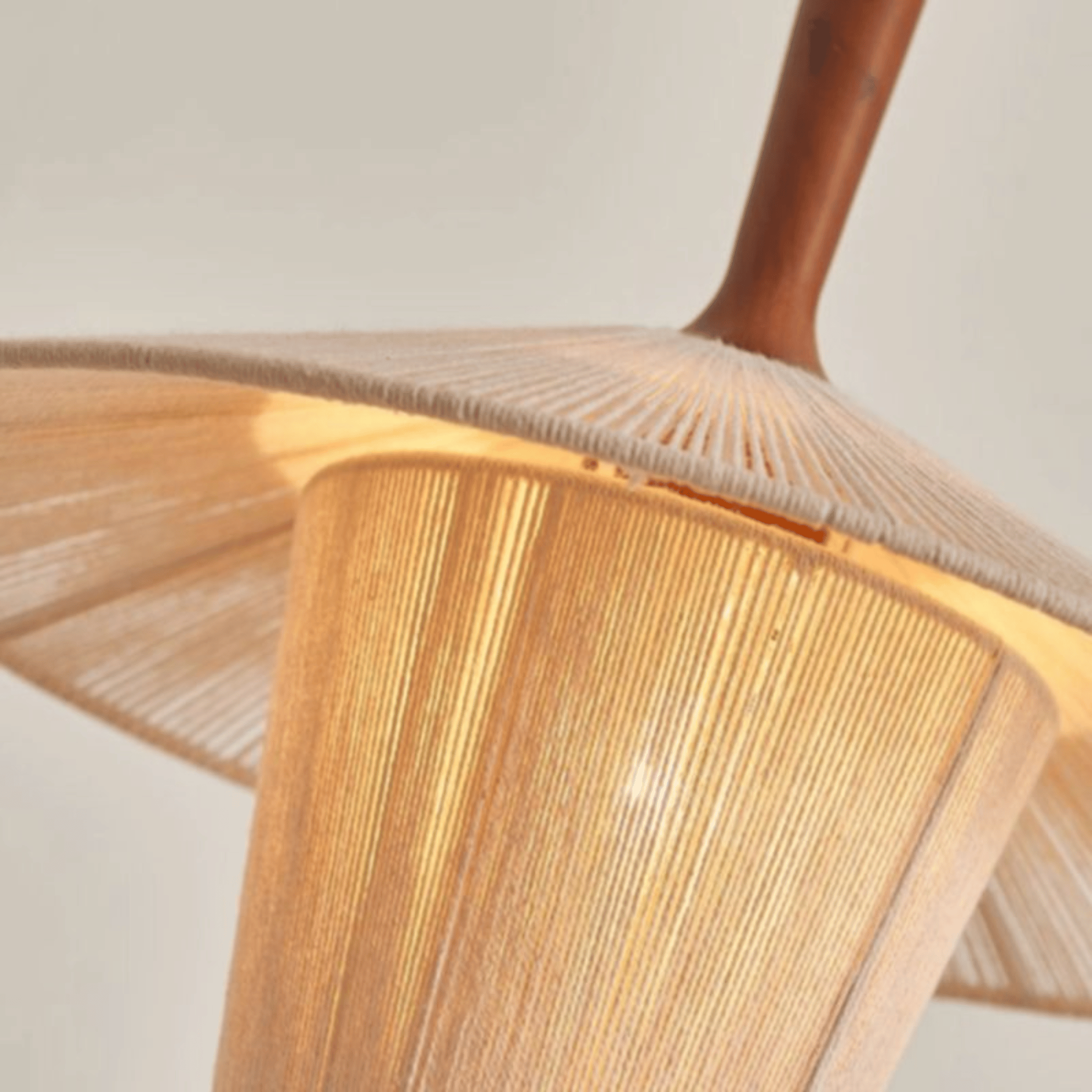 Fletta Woven Bamboo Pendant Light – Nordic Design, Ceiling Fixtures, Style