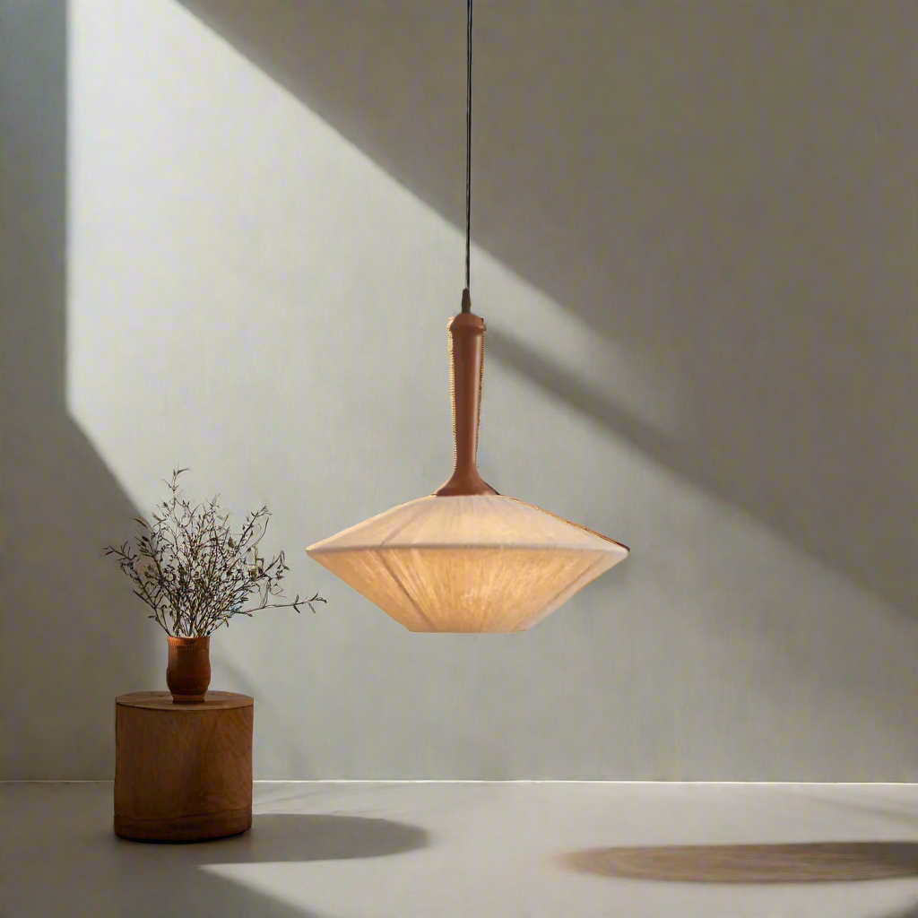 Fletta Woven Bamboo Pendant Light – Nordic Design, Ceiling Fixtures, Style