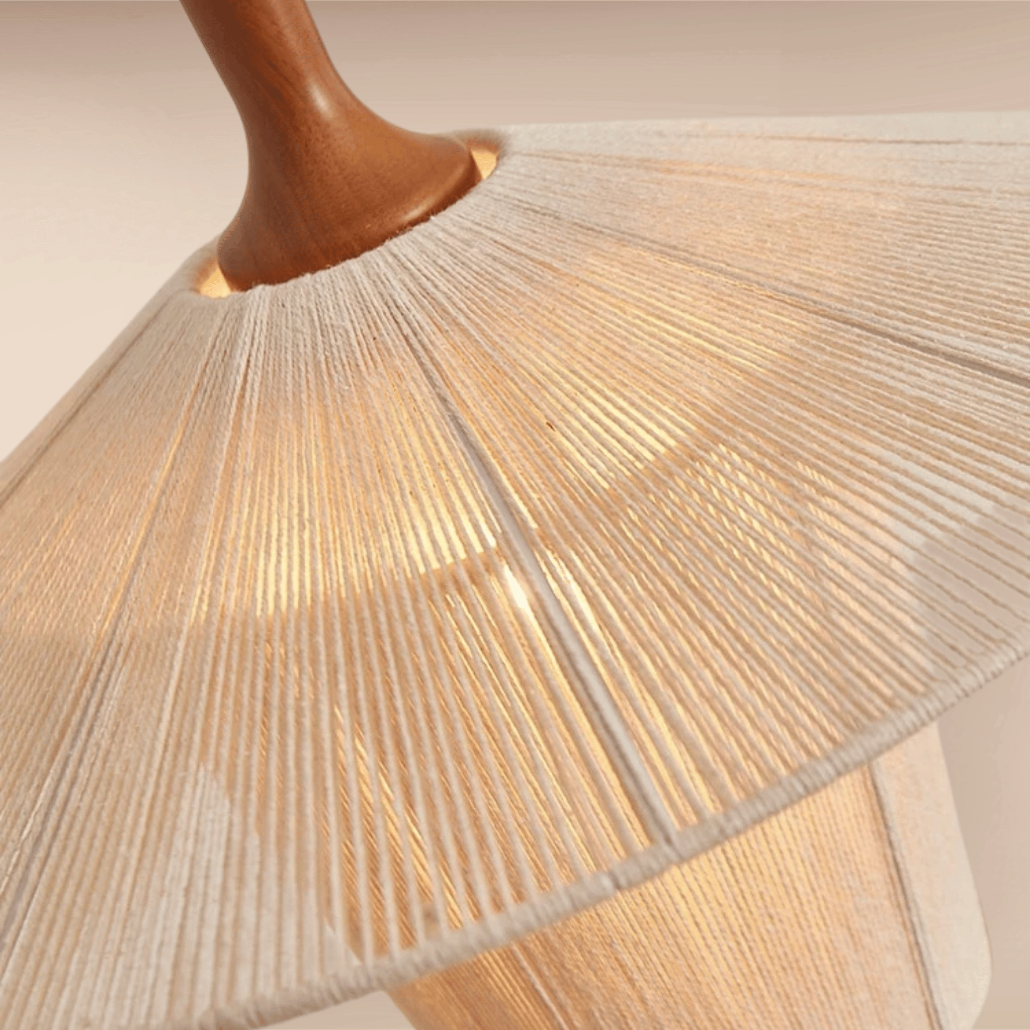 Fletta Woven Bamboo Pendant Light – Nordic Design, Ceiling Fixtures, Style