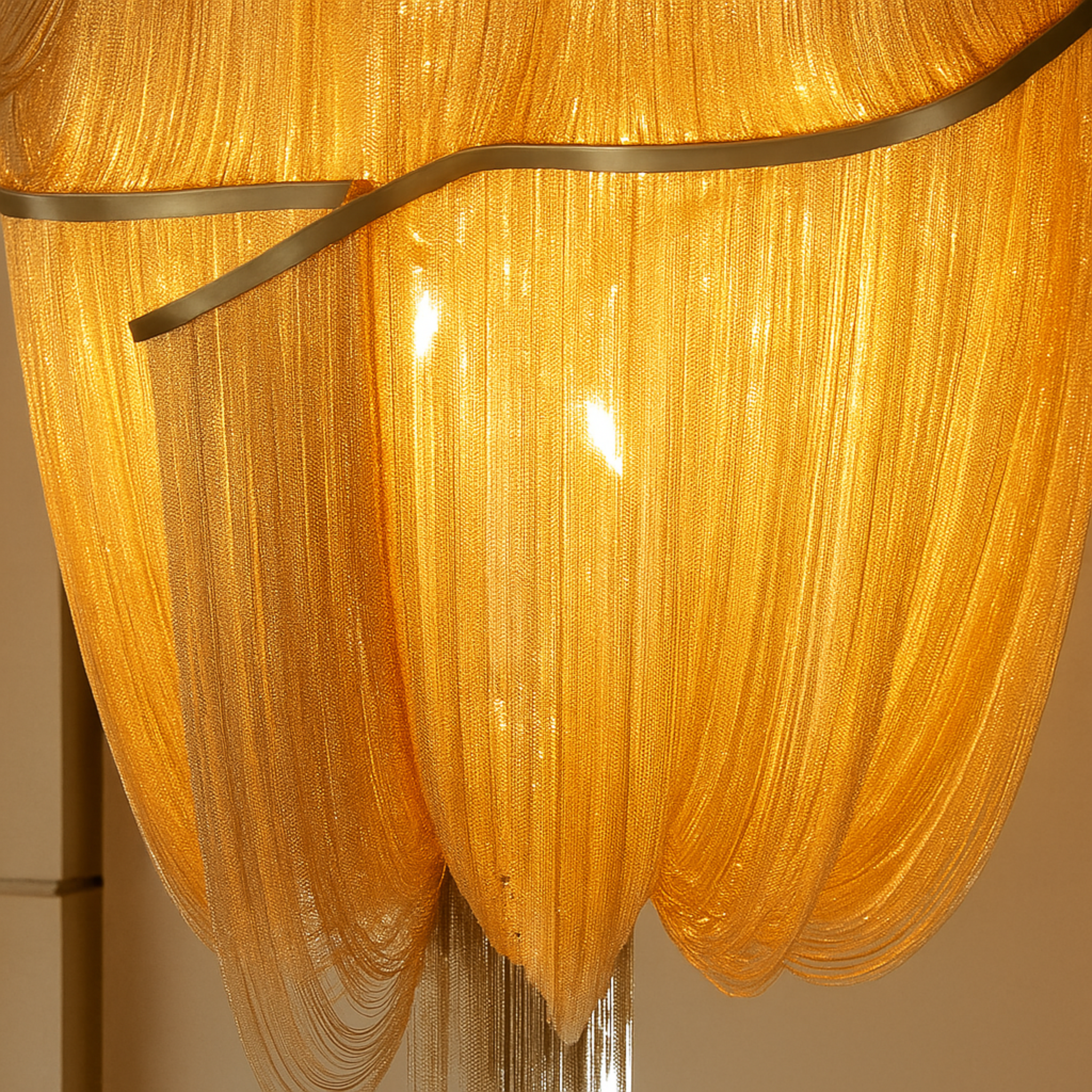 Gold Two-Tier European Retro Chandelier for Home, Chandeliers, Flovre