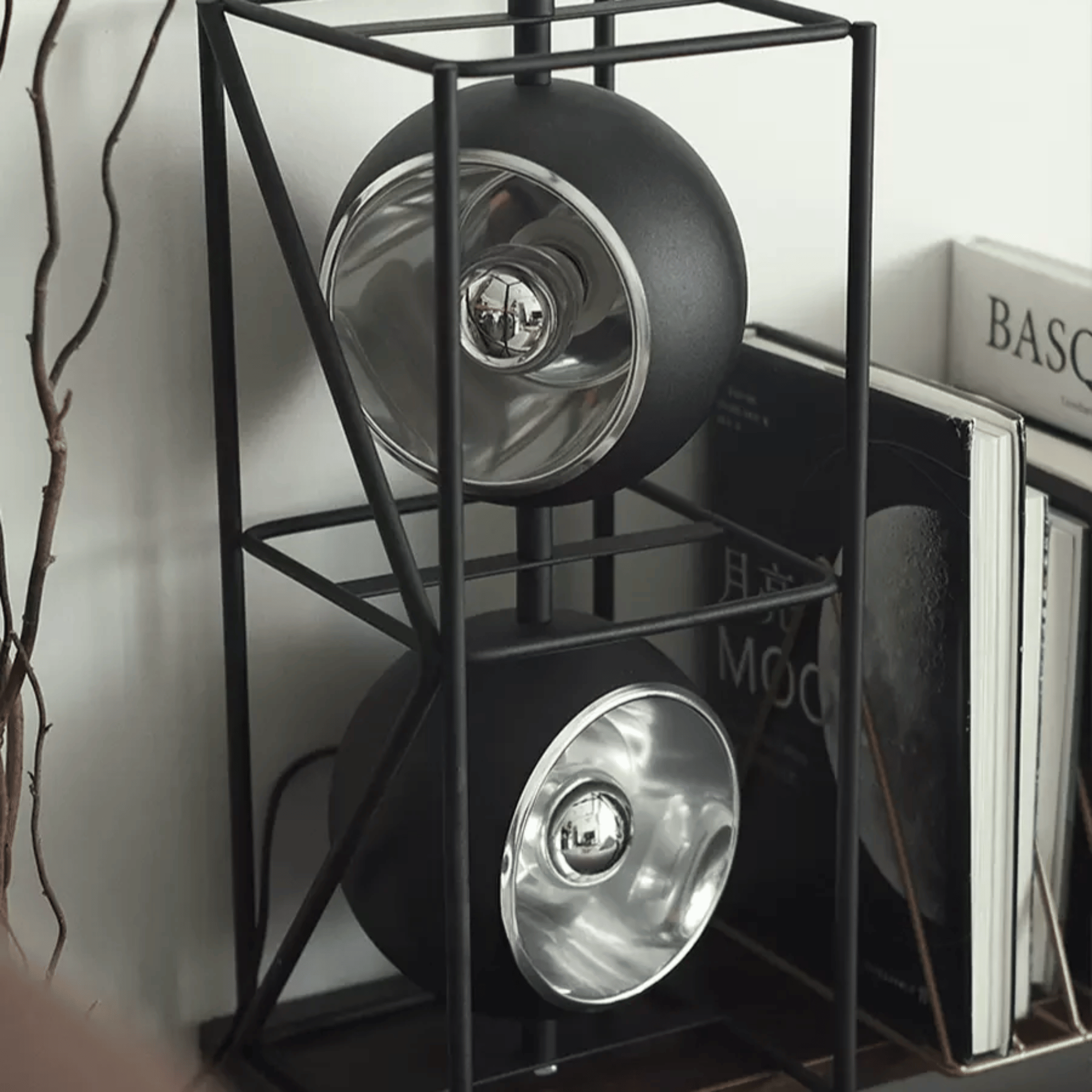 Bauhaus Geometric LED Table Lamp with Dual Spheres, Lamps, Forma Design Style