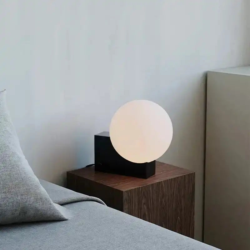 Frosta Frosted Glass Dimmable LED Desk Lamp Nordic, Lamps