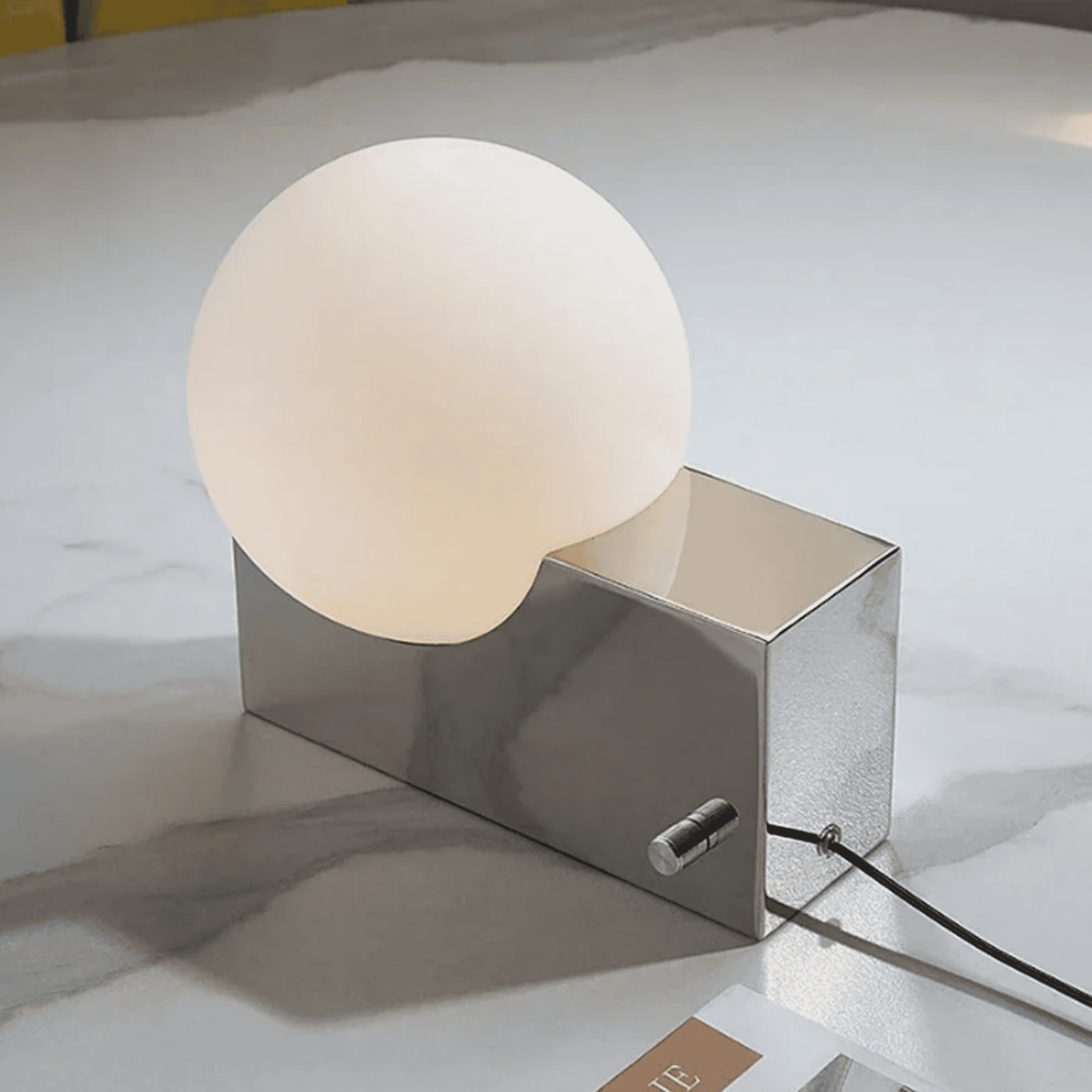 Frosta Frosted Glass Dimmable LED Desk Lamp Nordic, Lamps