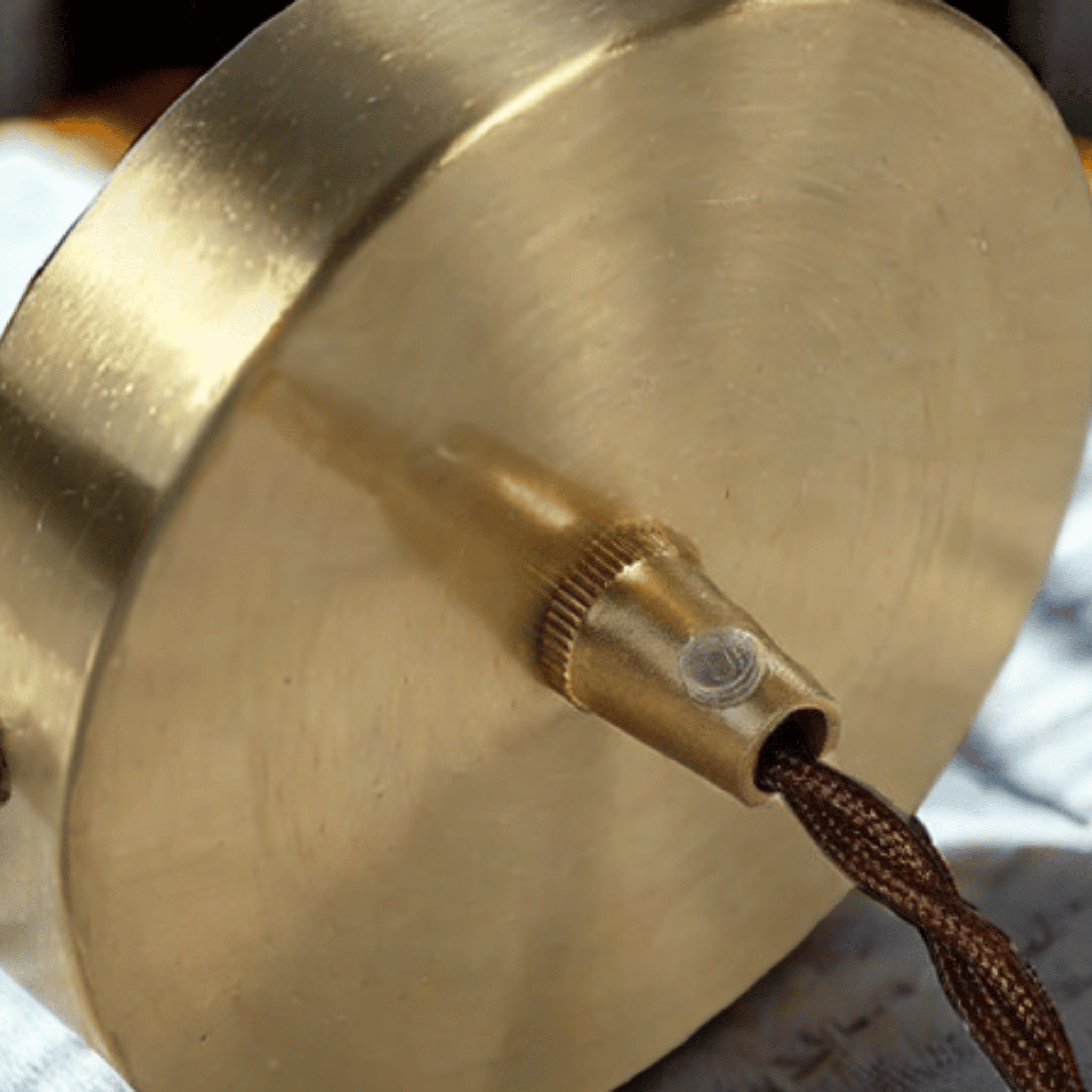 Gloda Brass Walnut Pendant Light for Dining Rooms, Ceiling Fixtures, French Style