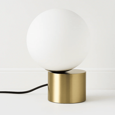 Translation missing: en.Glodra Brass Frosted Glass Ball Table Lamp — Nordic, Lamps