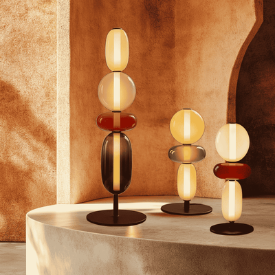 Translation missing: en.Glødra Multi-Head Stained Glass LED Lamp for Home, Floor Lamps, Table