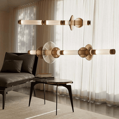 Translation missing: en.Nordic Glass Bar Chandelier — Warm LED Dining Light, Ceiling Fixtures, Glodstav for Room