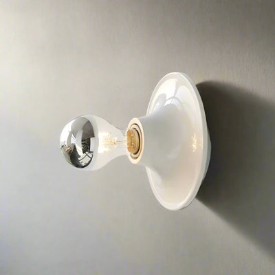 Translation missing: en.Glødvar Retro Iron Wall Sconce for Home Decor, White, Light Fixtures, Nordic Design