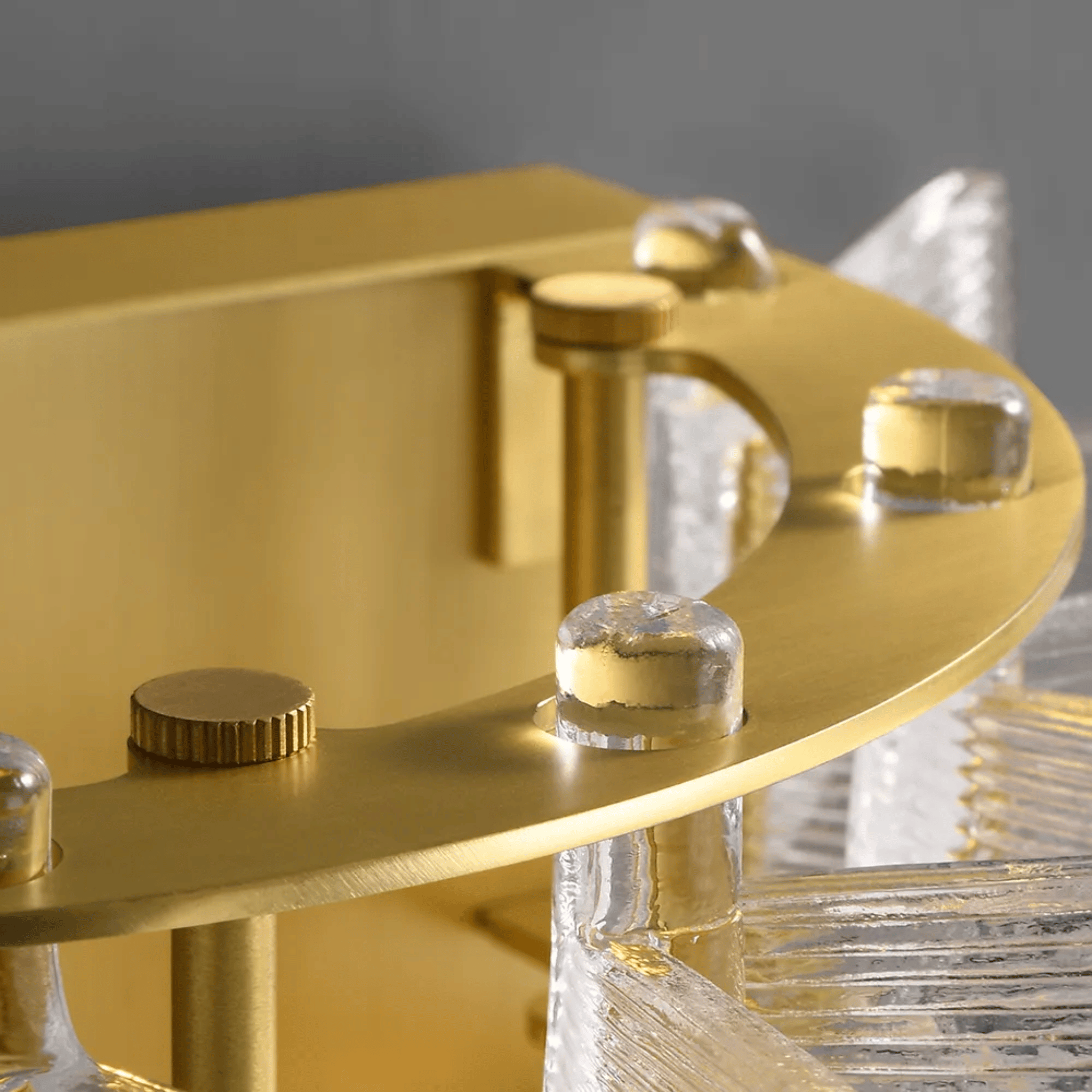 Art Deco Amber Glass Sconce — Nordic Design Skonne, Wall Light Fixtures, Glödra Stained