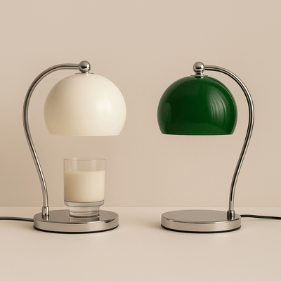 Translation missing: en.Candle Warmer Lamp with Timer Nordic Design | Skonne, Table Lamps, Glödra Stainless Steel