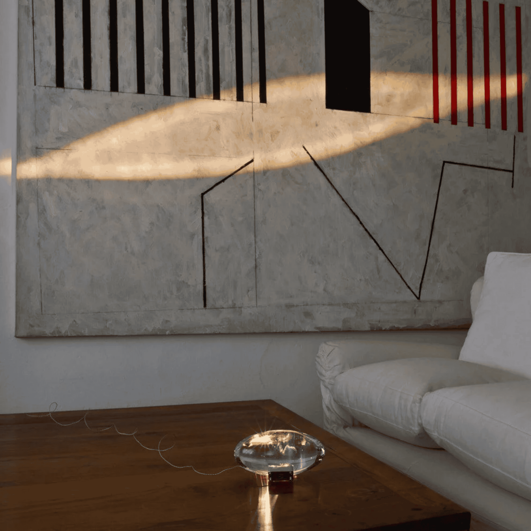 Glöra Crystal LED Table Lamp for Desk or Nightstand, Lamps, with Color Glow