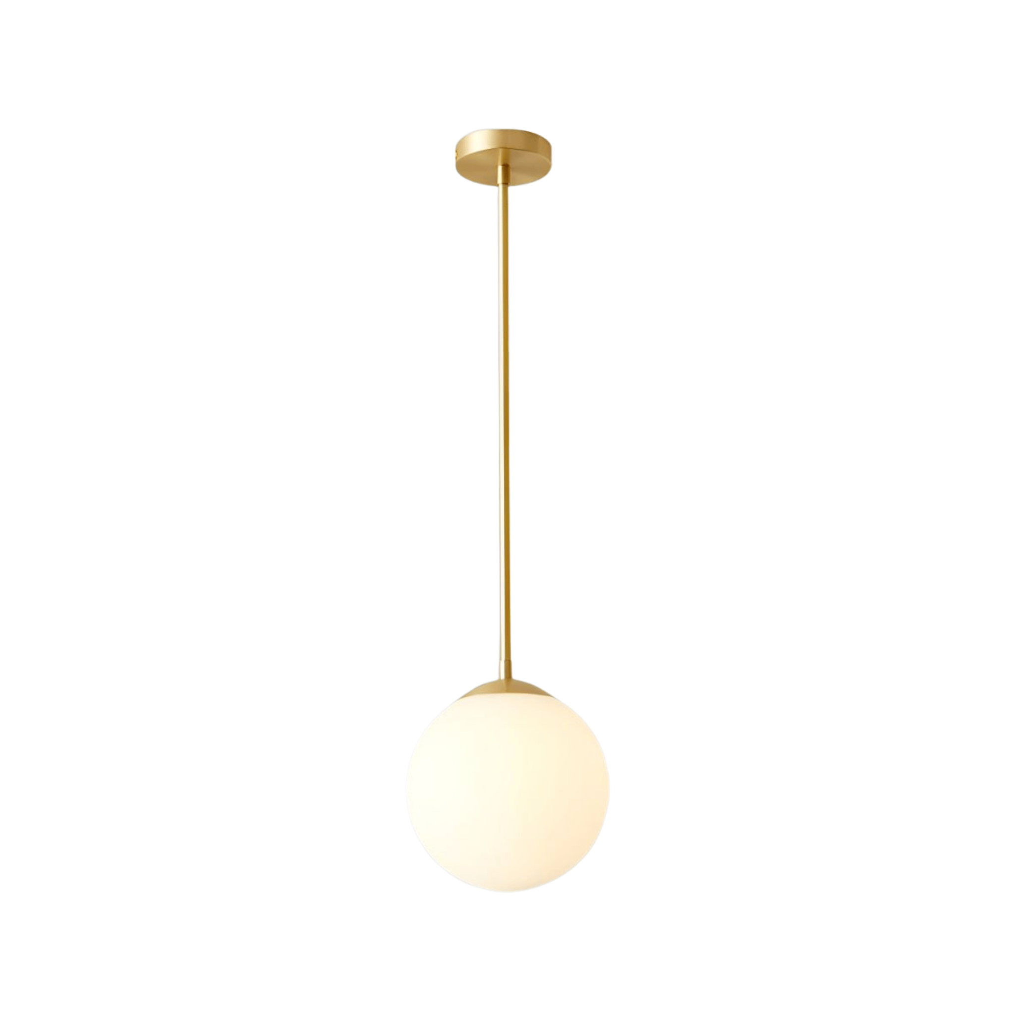 Nordic Glass Globe Pendant Light – Warm Ambient Glow, Ceiling Fixtures, Glöra Minimalist Lamp