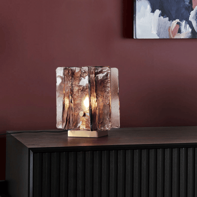 Translation missing: en.Glora Art Deco Crystal Copper Table Lamp for Home, Lamps, Style