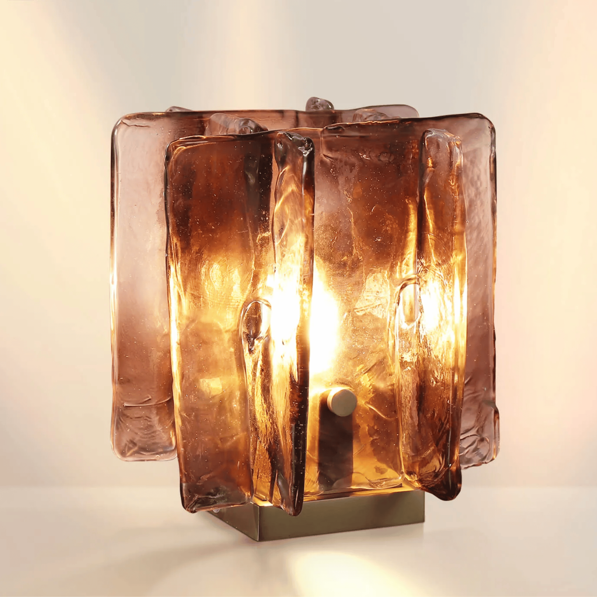 Glora Art Deco Crystal Copper Table Lamp for Home, Lamps, Style