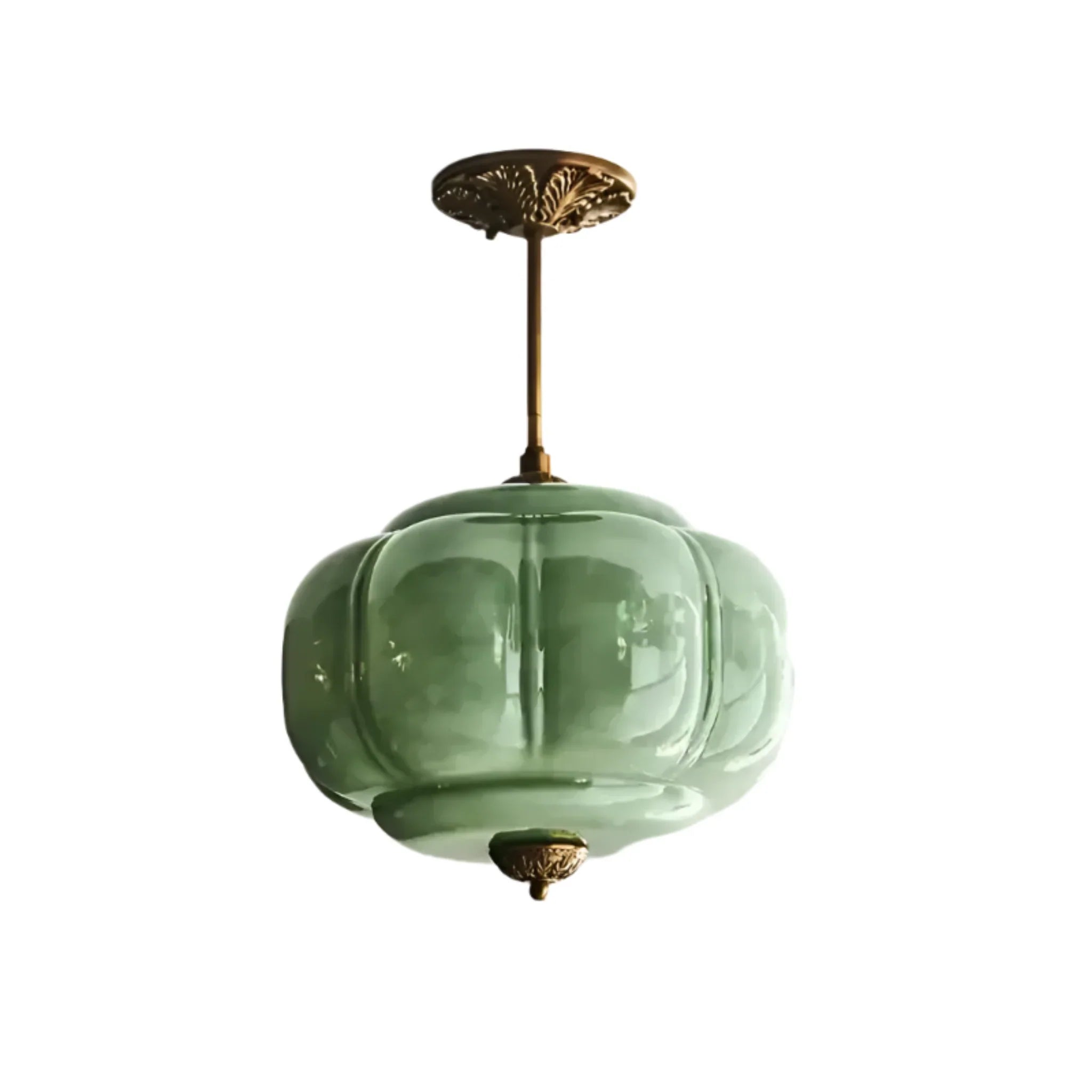Nordic Vintage Glass Pendant Lamp for Dining Room, Ceiling Light Fixtures, Grönlia Elegant