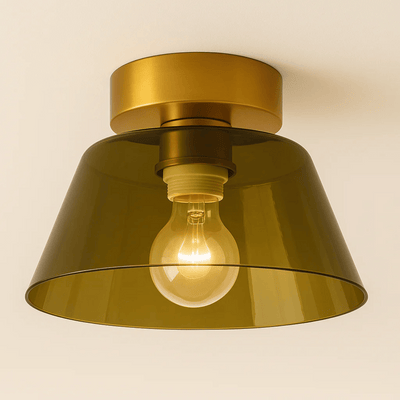 Translation missing: en.Modern Green Glass Ceiling Light for Bedrooms, Fixtures, Grönlys Living Room