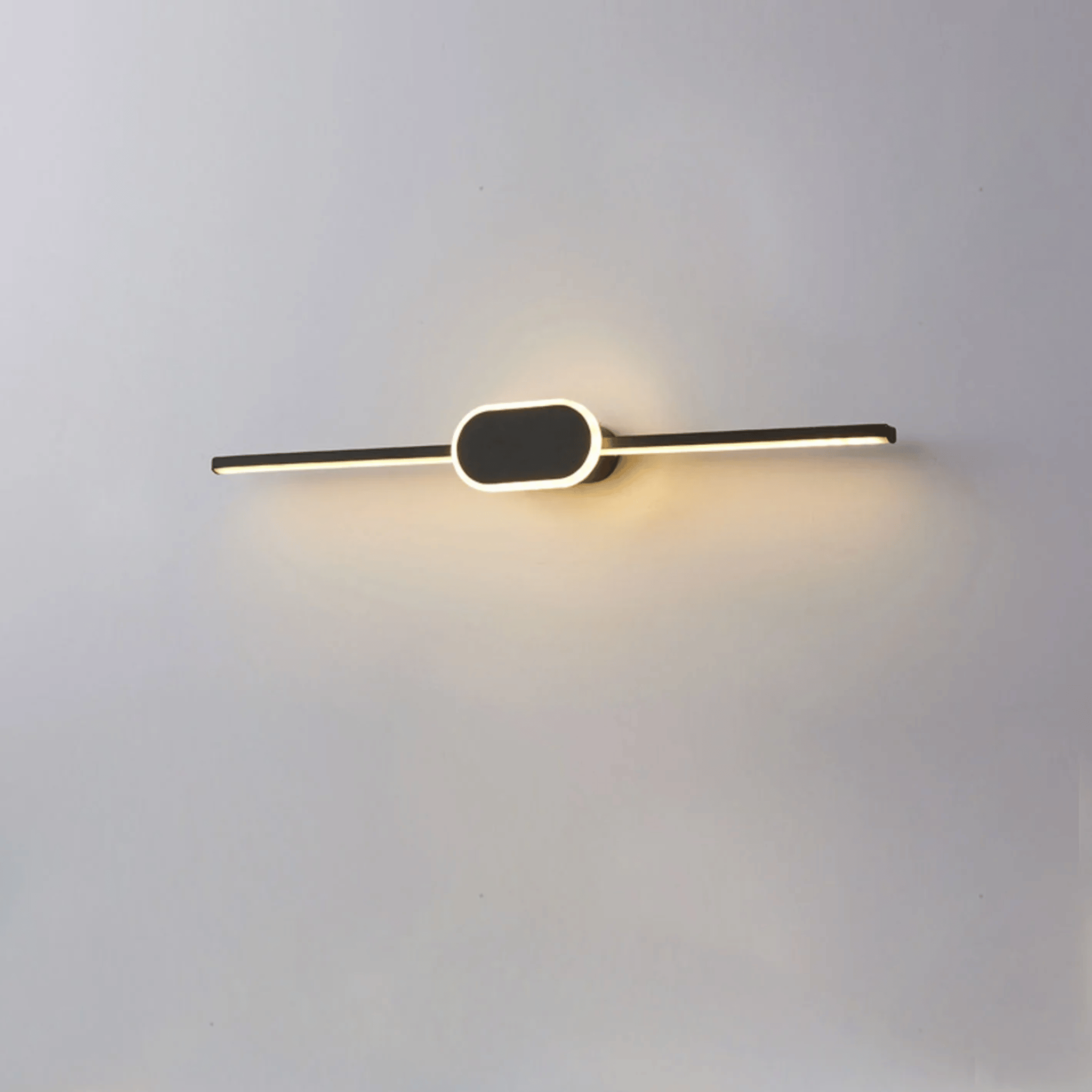 Kveld Black LED Wall Sconce for Mirrors and Vanity, L23.6’’, Light Fixtures, Minimalist Mirror