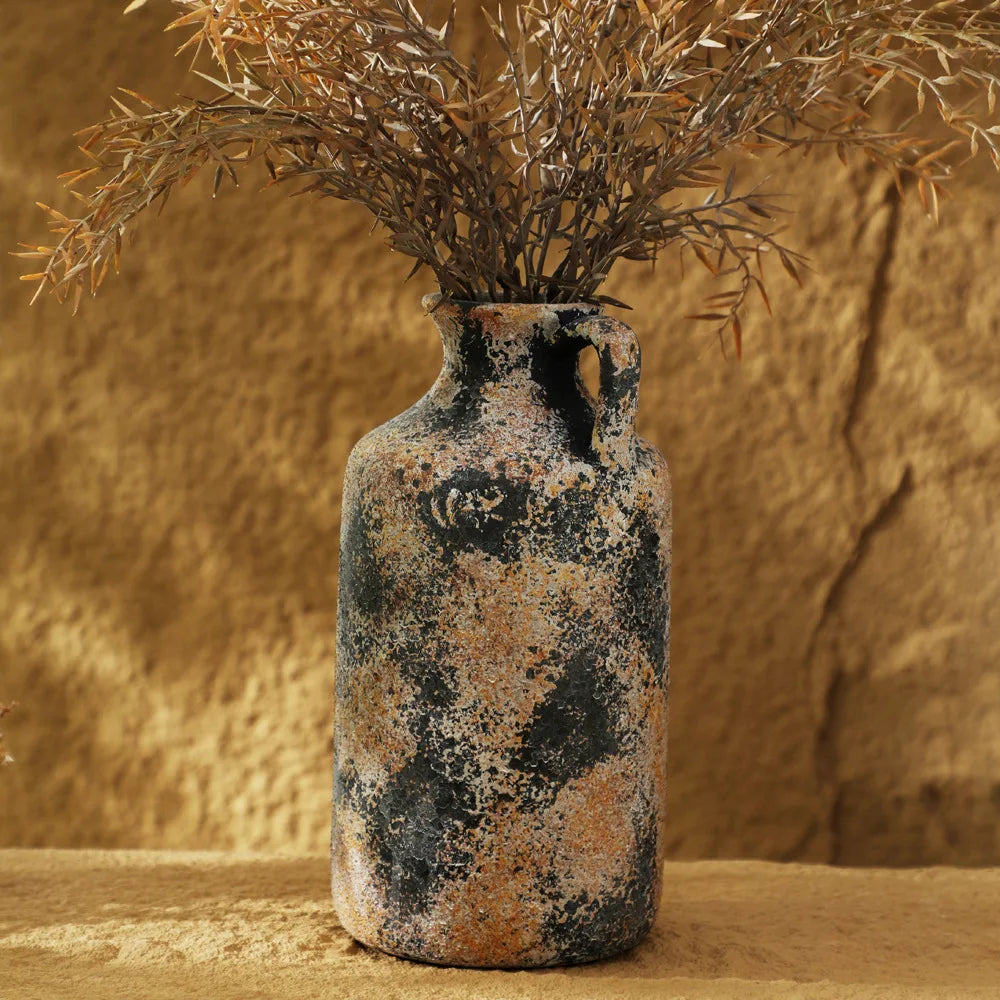 Rustic Nordic Ceramic Vase for Dried Pampas Grass, Large, Vases, Leira Earthenware Flowers
