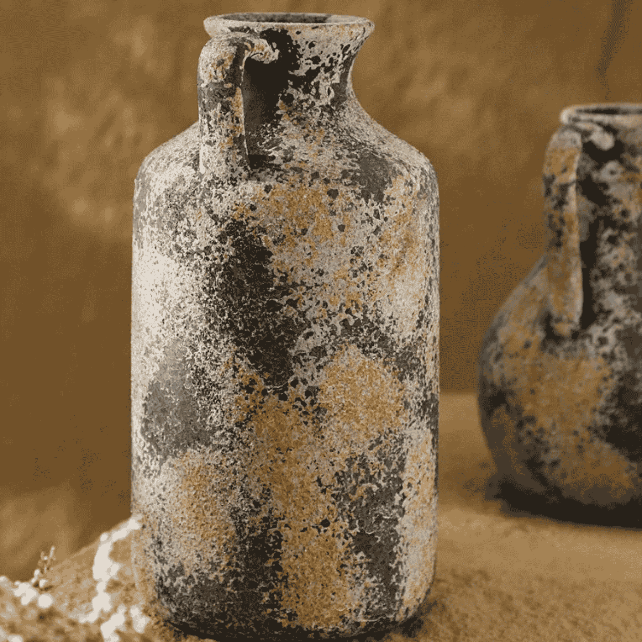 Rustic Nordic Ceramic Vase for Dried Pampas Grass, Vases, Leira Earthenware Flowers