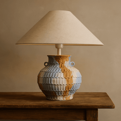 Translation missing: en.Lervik Handcrafted Ceramic Table Lamp for Bedroom, Lamps, Vintage
