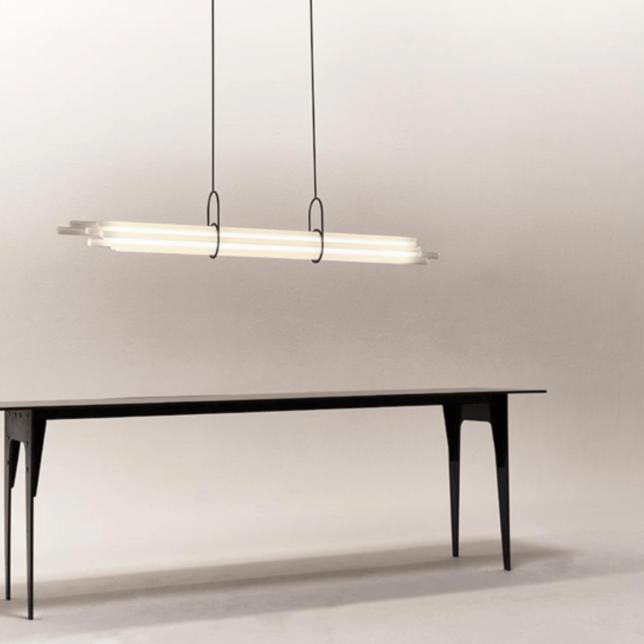Linne Linear Pendant Light — Nordic Aluminum LED, Ceiling Fixtures, Modern