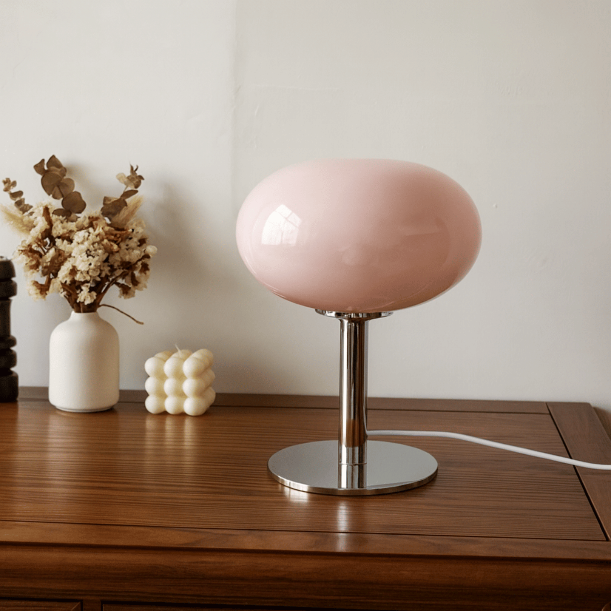 Dimmable Stained Glass Bedside Table Lamp | Skonne, Lamps, Lysta