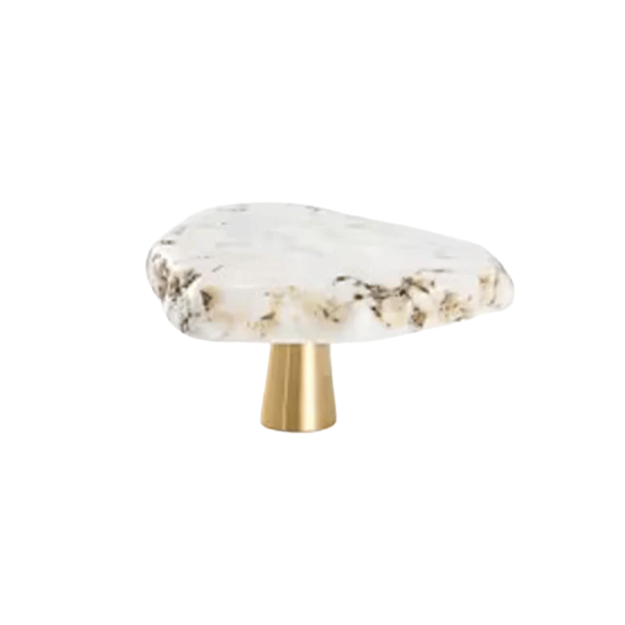 Marble Brass Cabinet Knob — Handcrafted Home Hardware, Small, Knobs & Handles, Marvei Natural Drawer Pull Handle