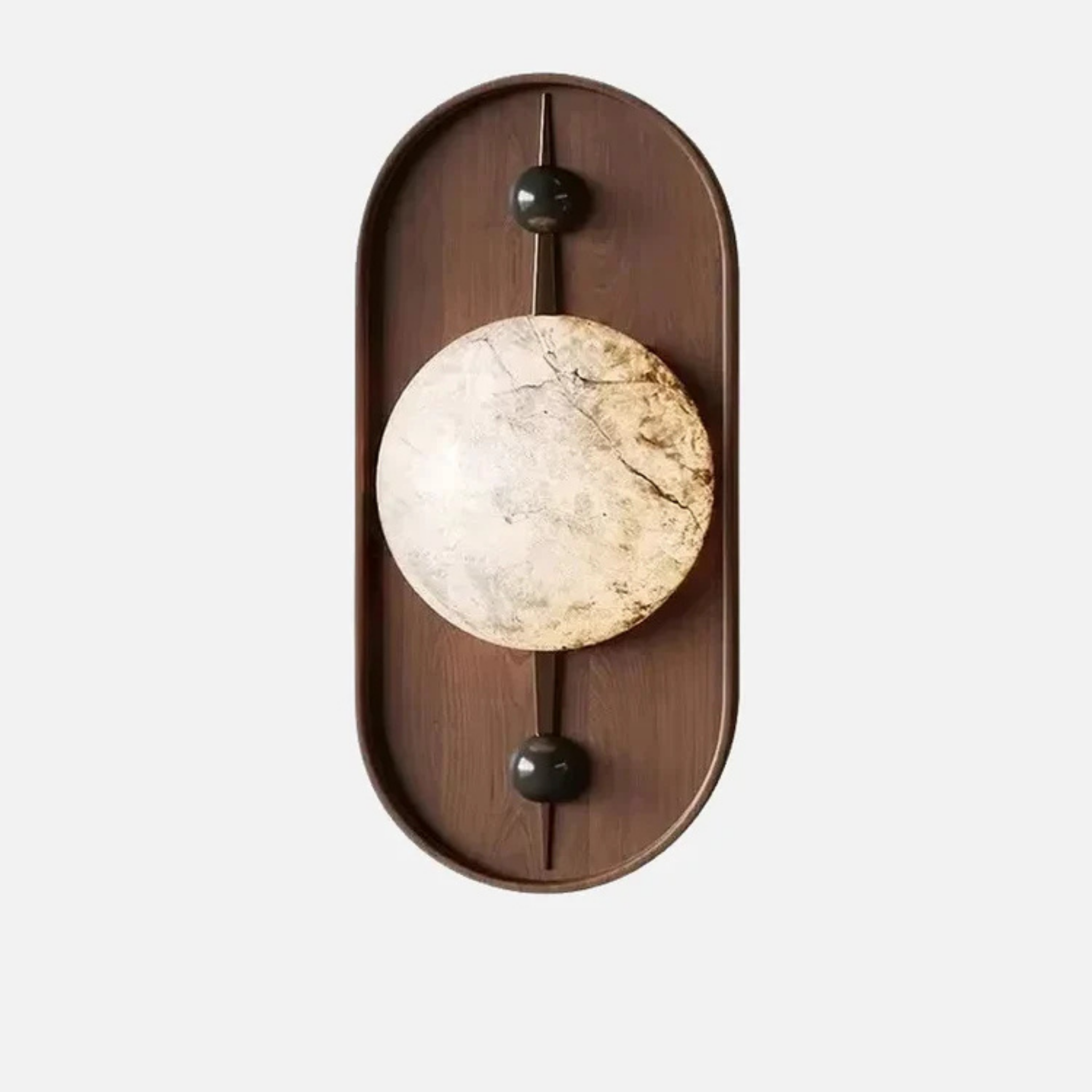 Natural Marble Wall Lamp with Built-In LED Light, Fixtures, Marveld Minimalist Sconce