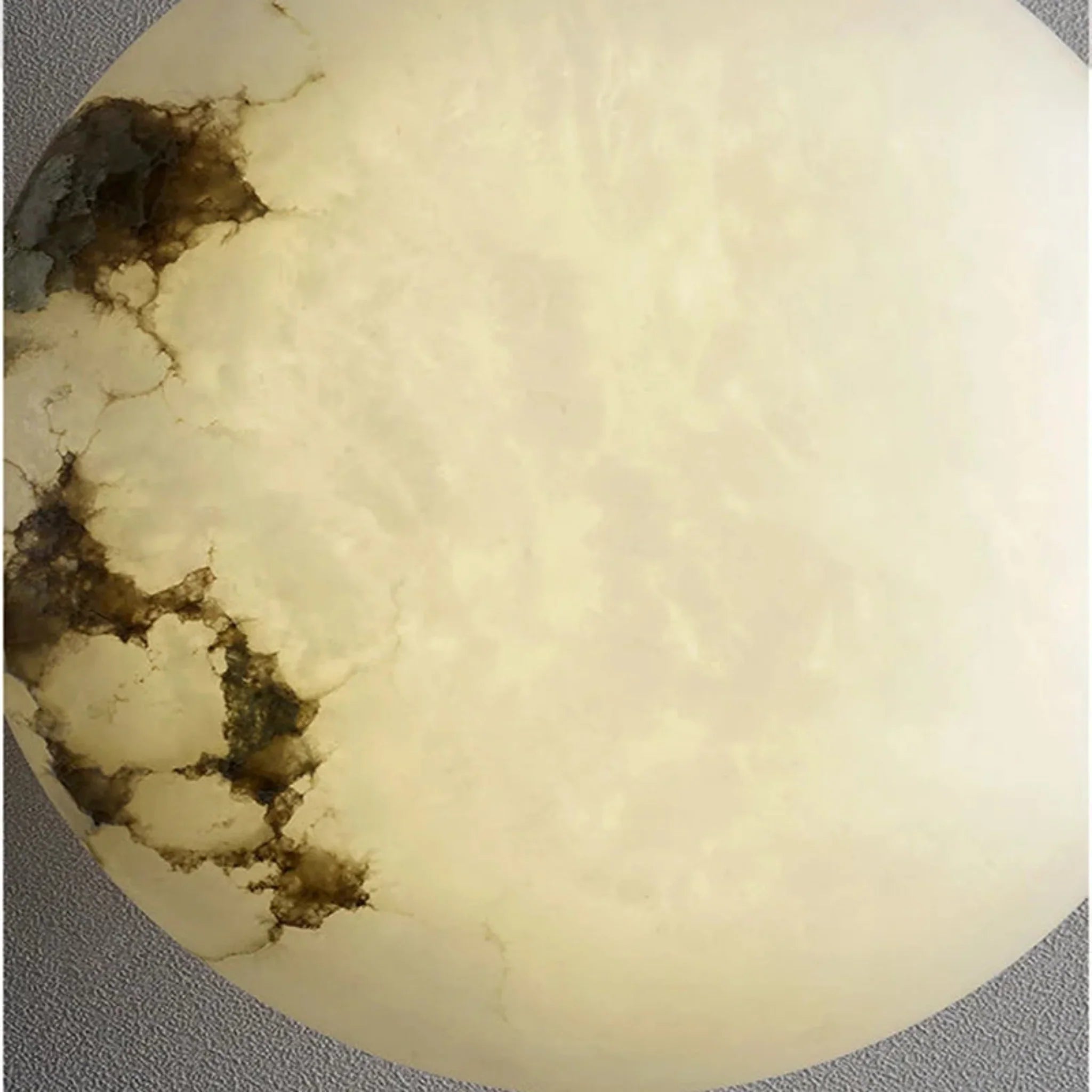Marble Wall Sconce Natural Stone Warm Glow by Skonne, Light Fixtures, Marveld Copper Base