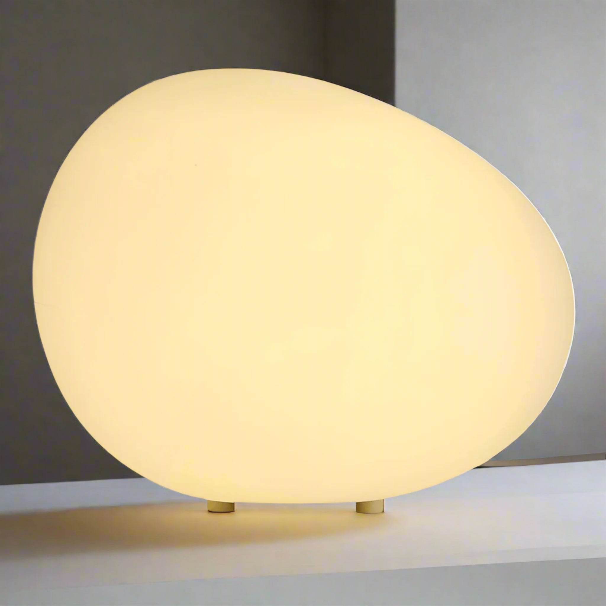 Stilla Pebble LED Night Light – Warm Ambient Glow, Table Lamps, Mygna Organic Bedroom Lamp