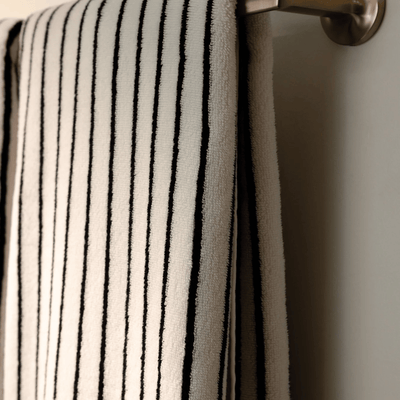 Translation missing: en.Soft Retro Stripe Cotton Towel — Face & Bath Set, Towels, Randvik Combed Striped